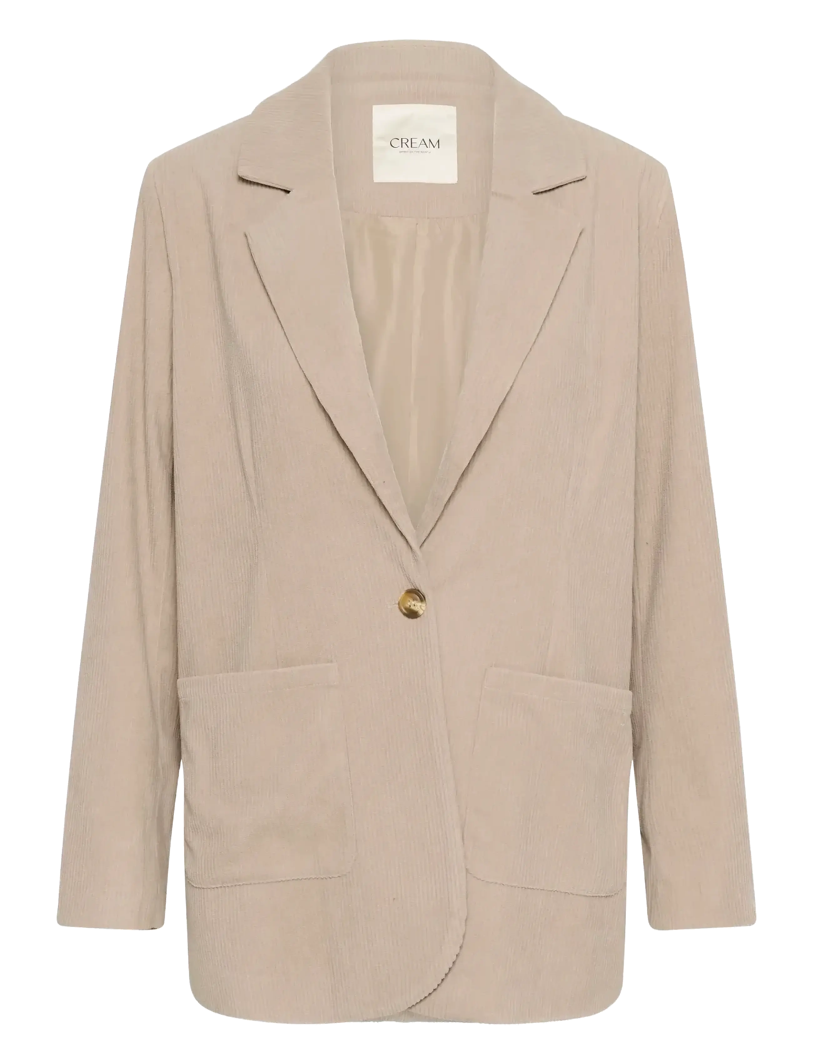 CREAM Crkanna Kordsamt Blazer Beige - 34 - Damen