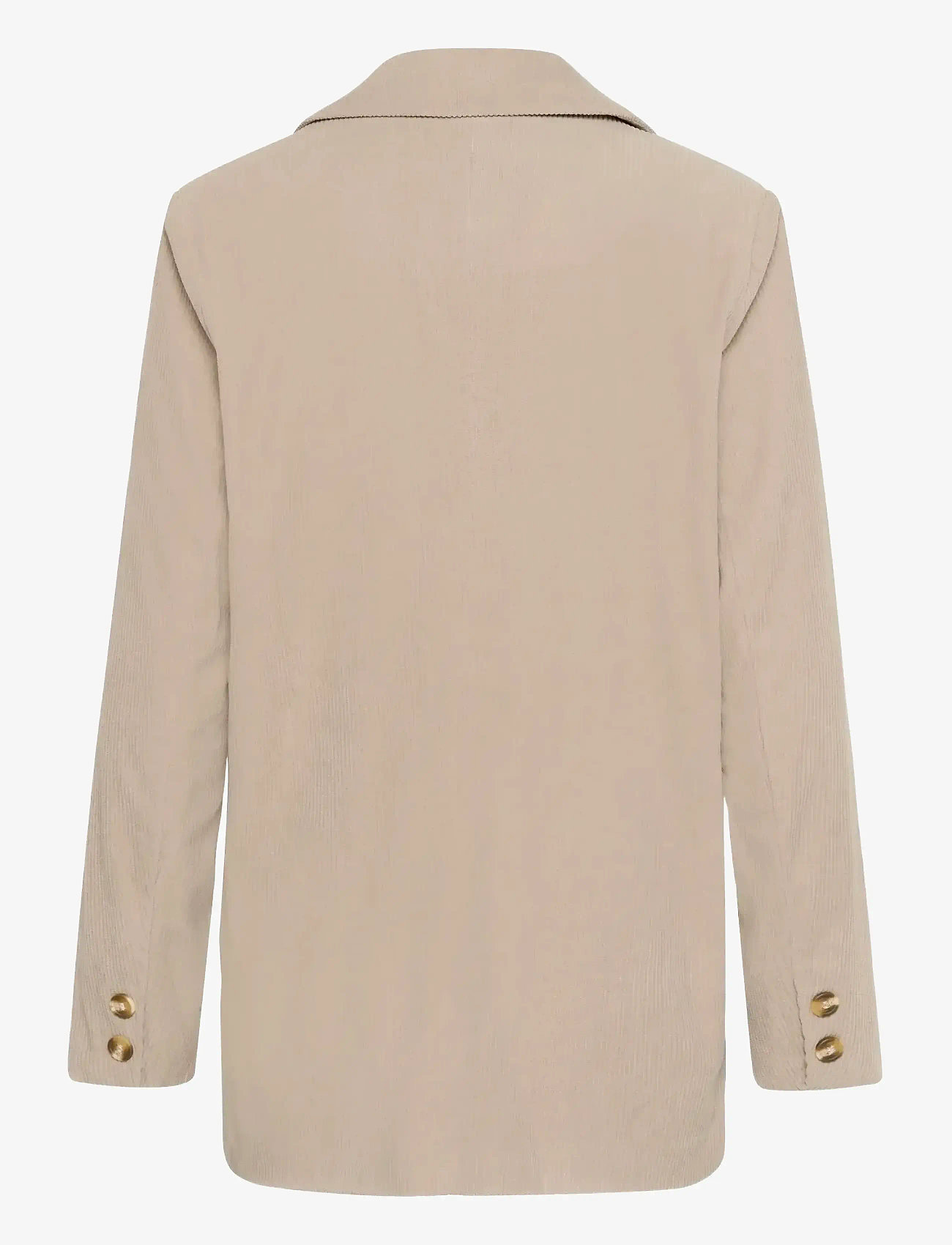 Cream - CRKanna Corduroy Blazer - single breasted blazers - cobblestone - 2