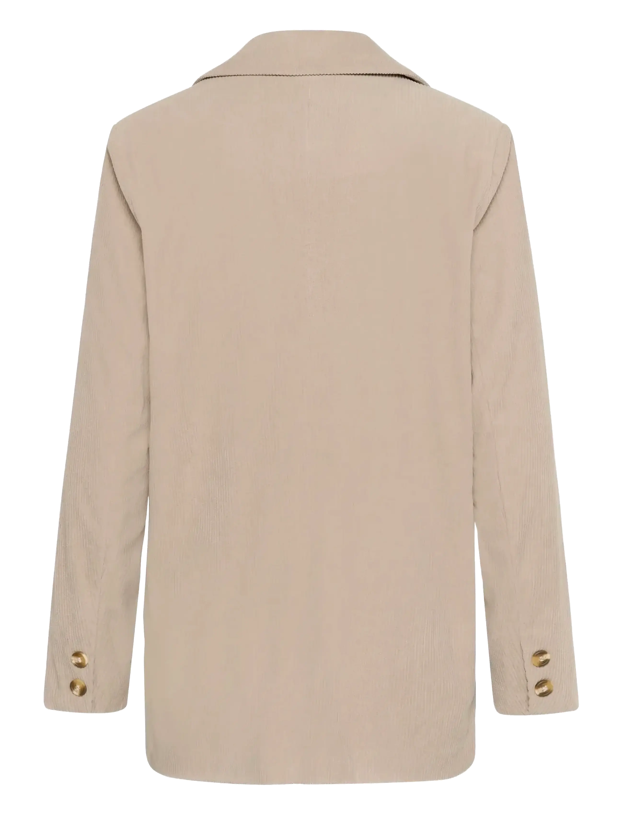 Cream - CRKanna Corduroy Blazer - enkeltradede blazere - cobblestone - 2