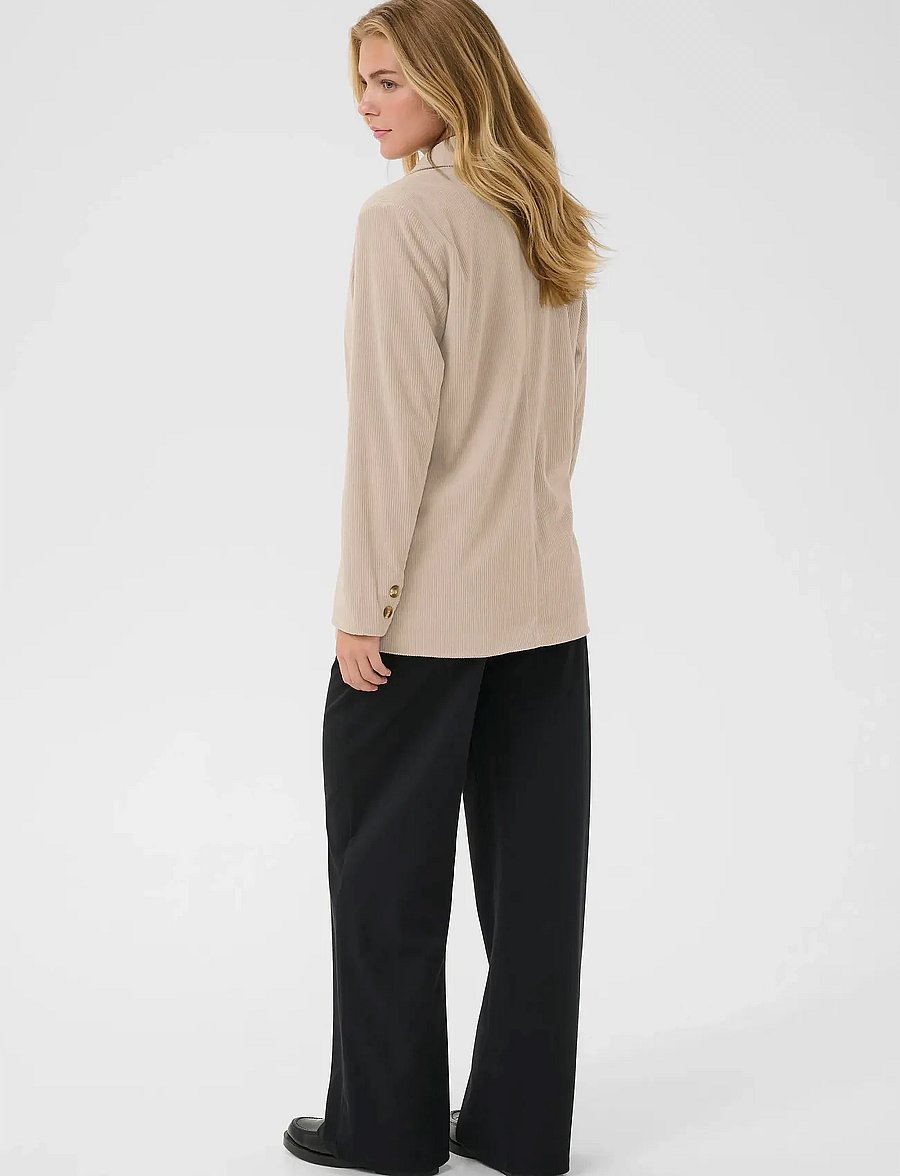 Cream - CRKanna Corduroy Blazer - yksiriviset bleiserit - cobblestone - 4