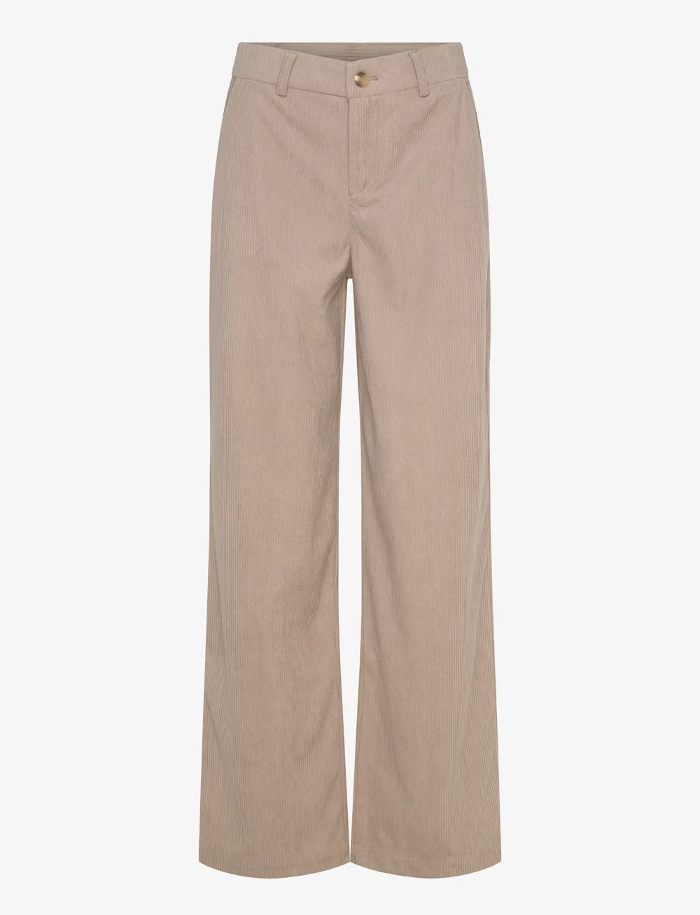 Cream - CRKanna Corduroy Pant - bukser med brede ben - cobblestone - 0