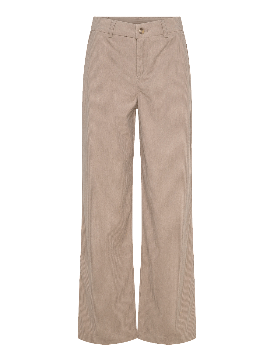 Cream - CRKanna Corduroy Pant - bukser med brede ben - cobblestone - 0