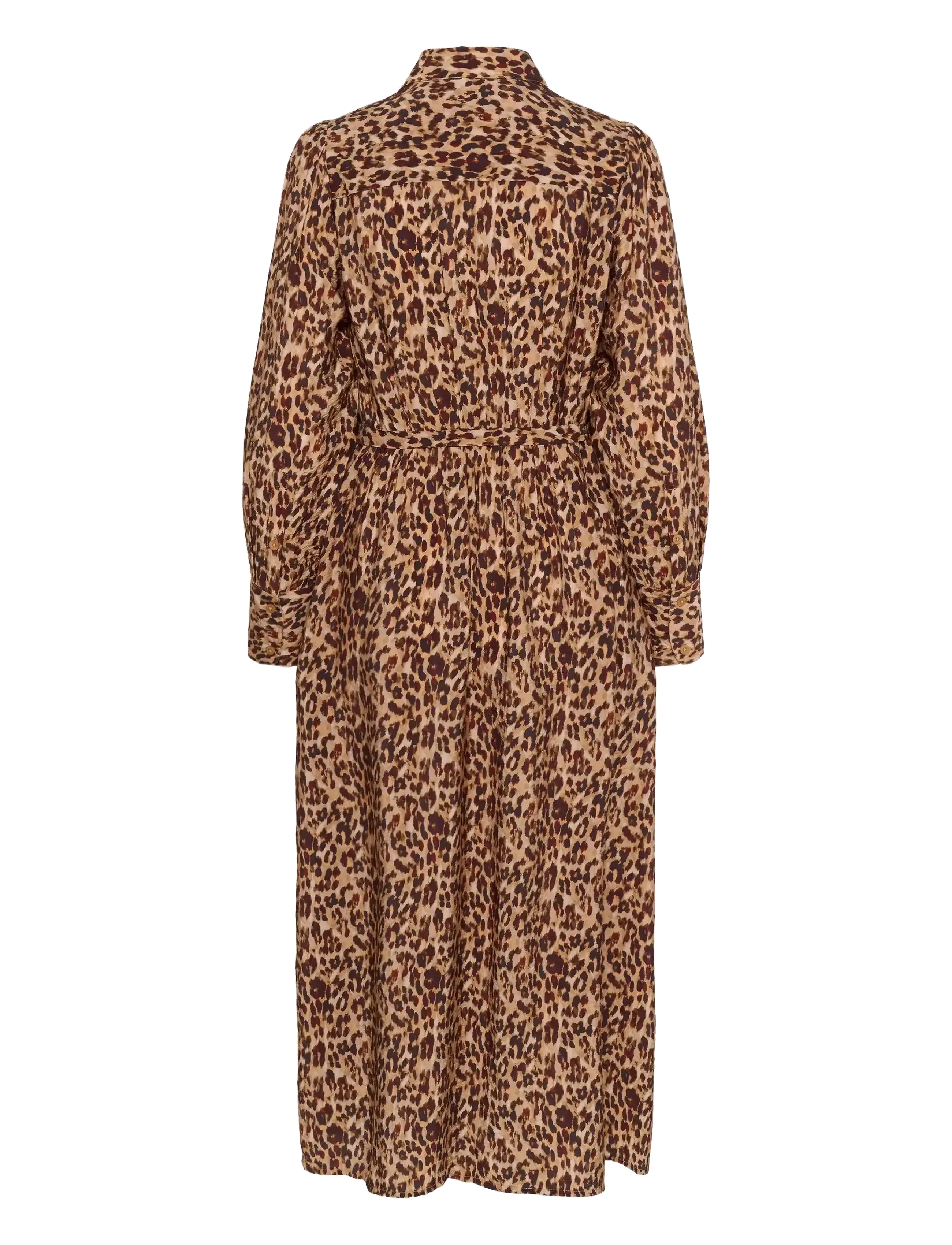 Cream - CREluna Shirt Dress - robes midi - brown leopard - 2