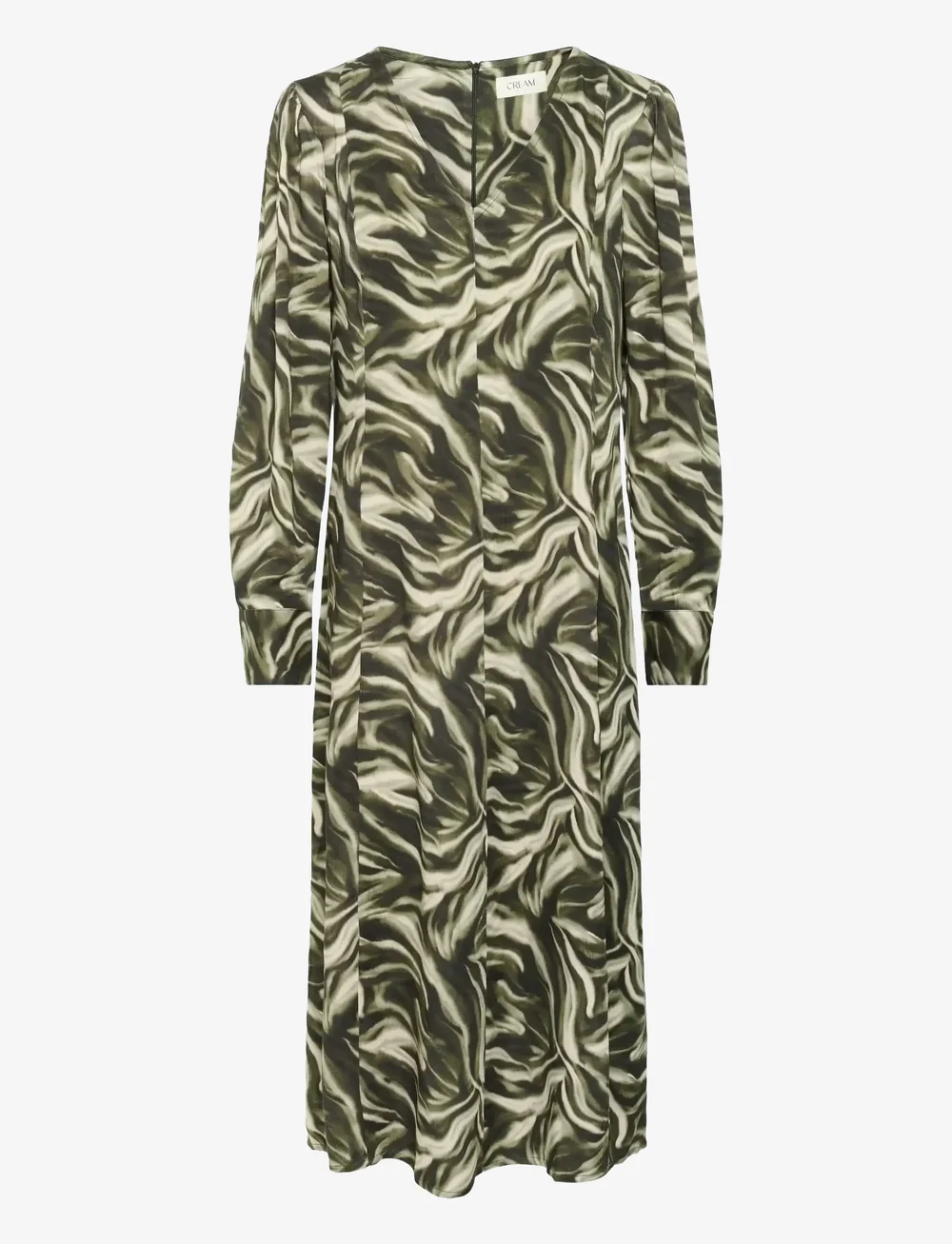Cream - CRBeva Dress - sommerkleider - green animal - 1