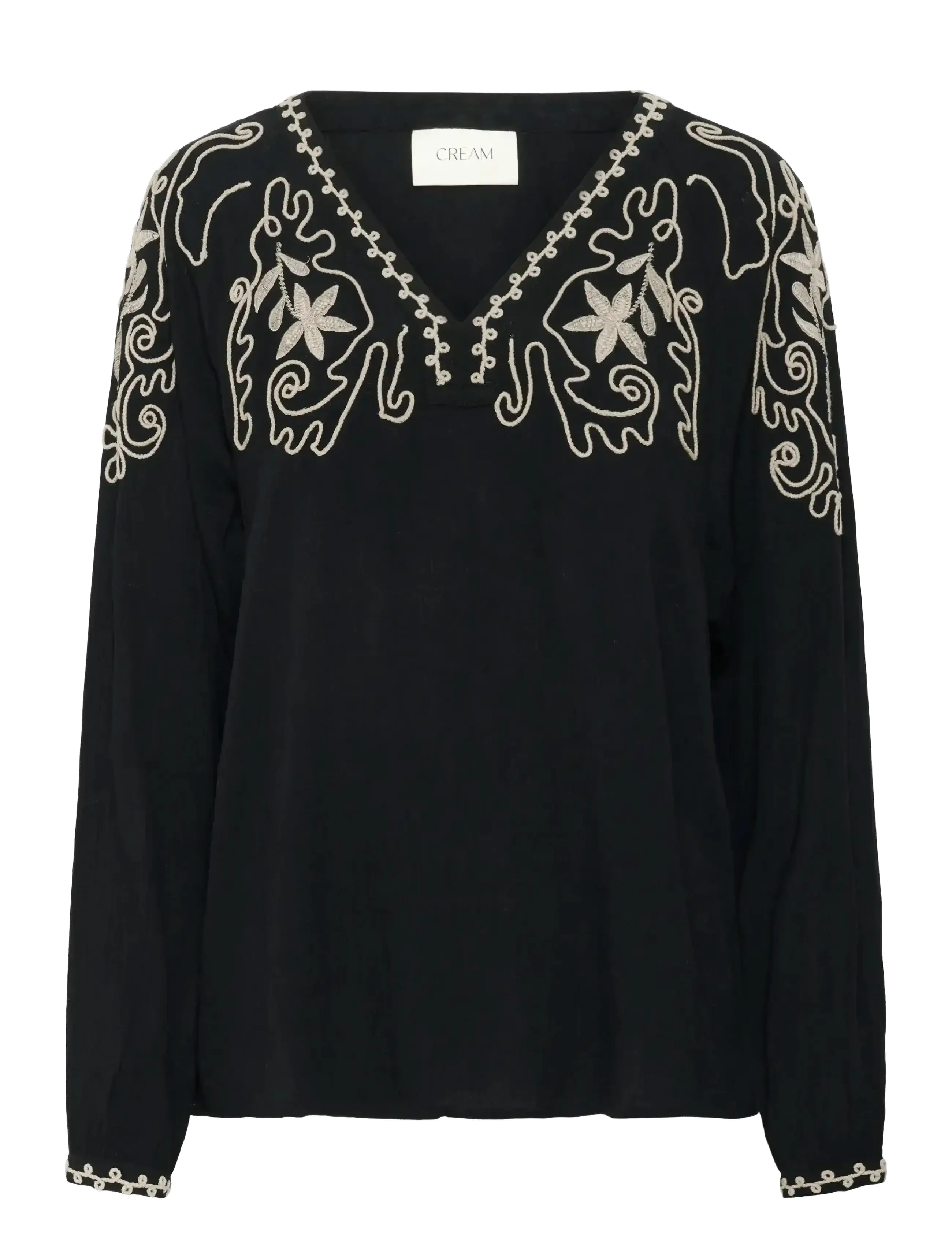 CREAM Crrosine Bluse Schwarz - 36 - Damen