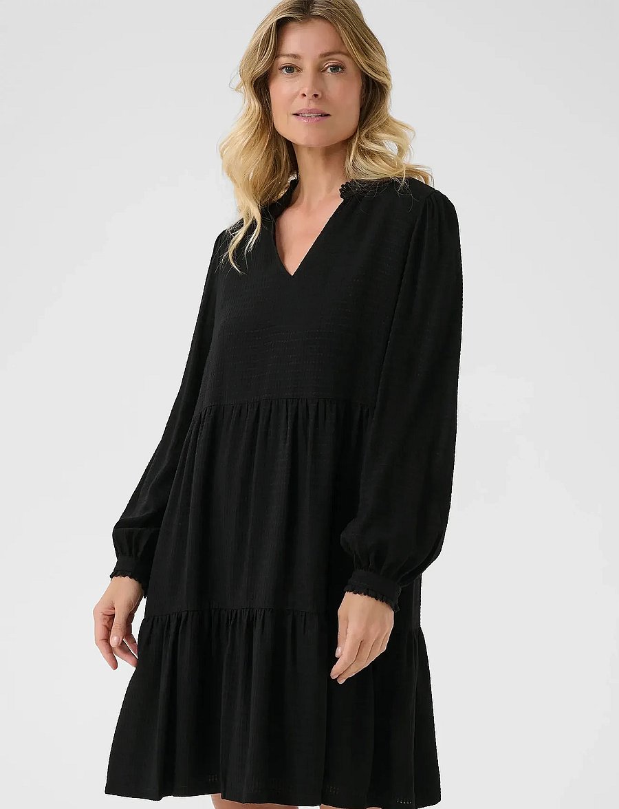 Cream - CRNella Dress - hemdkleider - pitch black - 0