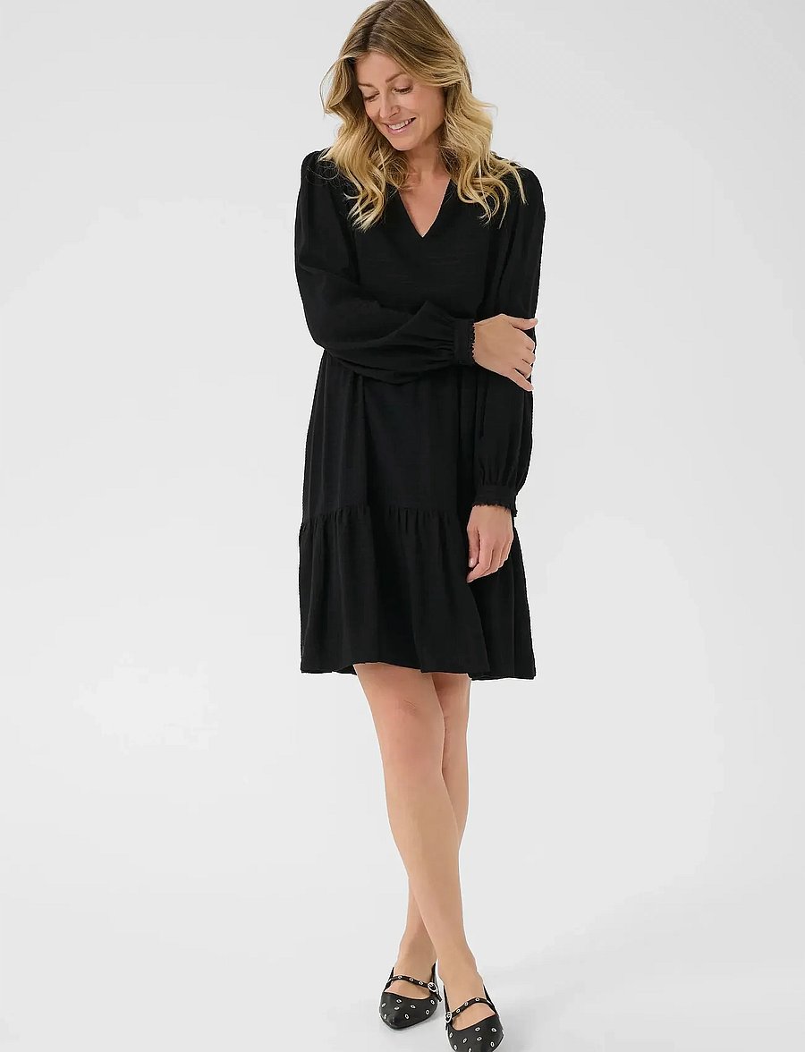 Cream - CRNella Dress - hemdkleider - pitch black - 3