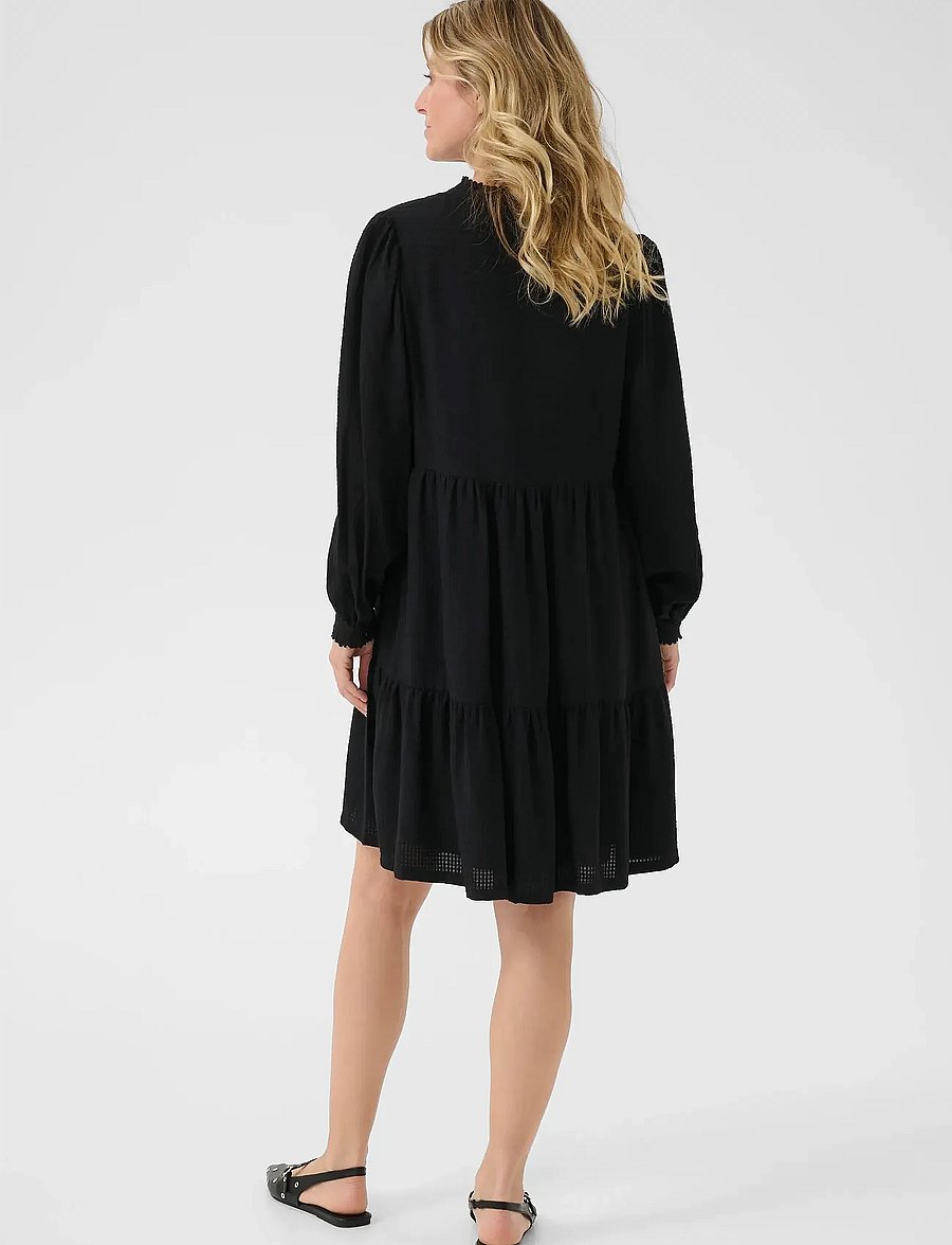 Cream - CRNella Dress - hemdkleider - pitch black - 4