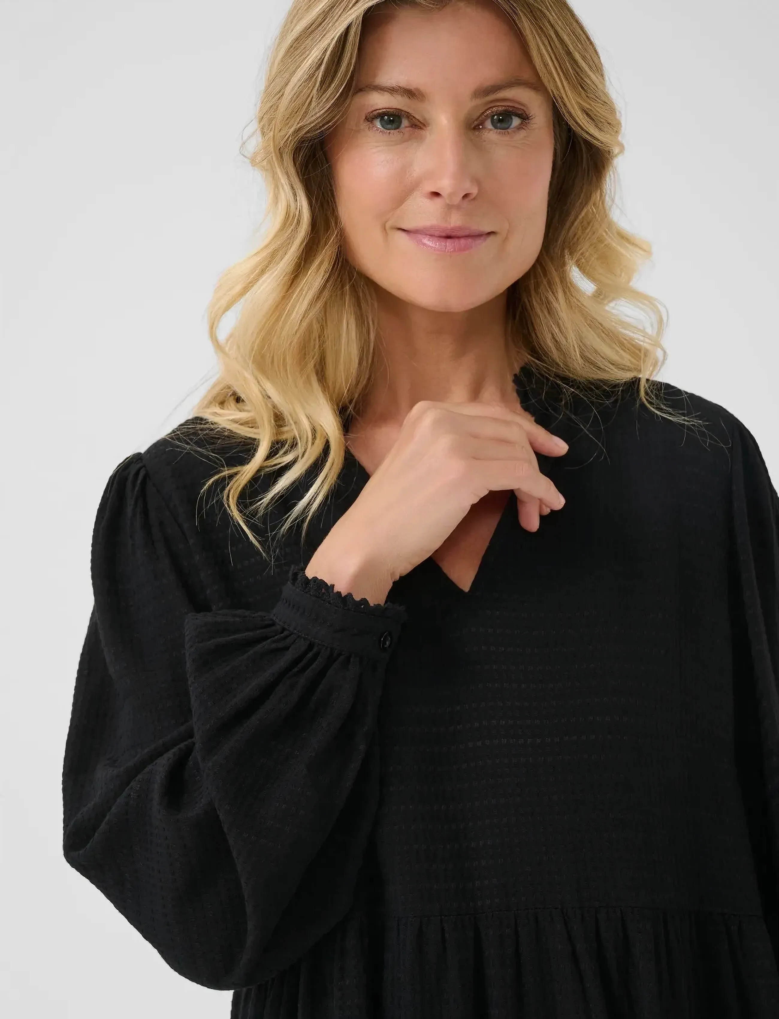 Cream - CRNella Dress - overhemdjurken - pitch black - 5
