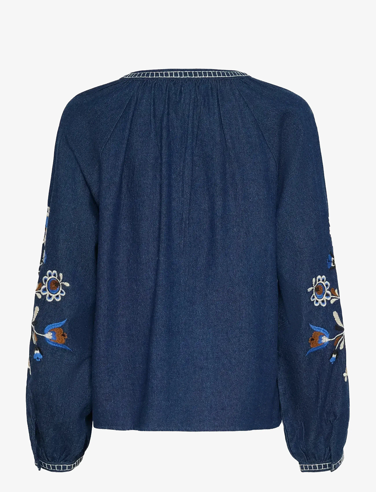 Cream - CRGro Blouse - langærmede bluser - dundee dark denim - 2