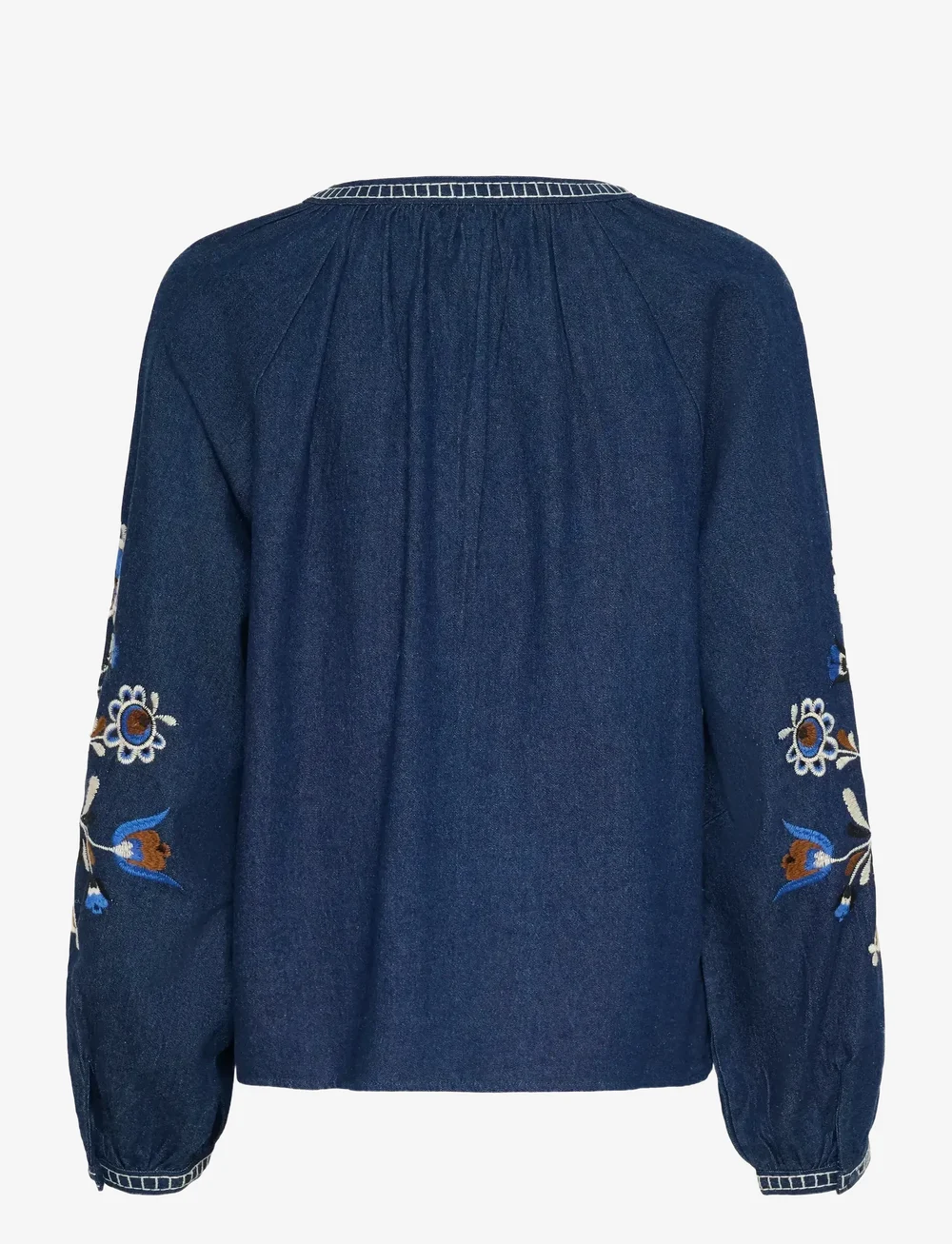 Cream - CRGro Blouse - langærmede bluser - dundee dark denim - 2