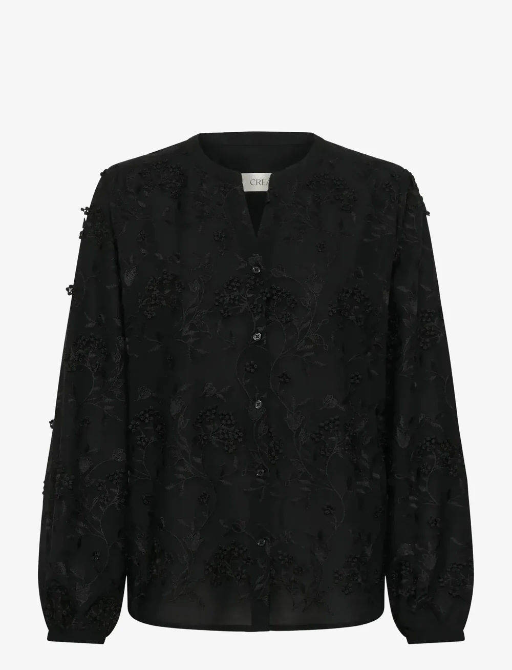 Cream - CRHilda Shirt - langærmede skjorter - pitch black - 1