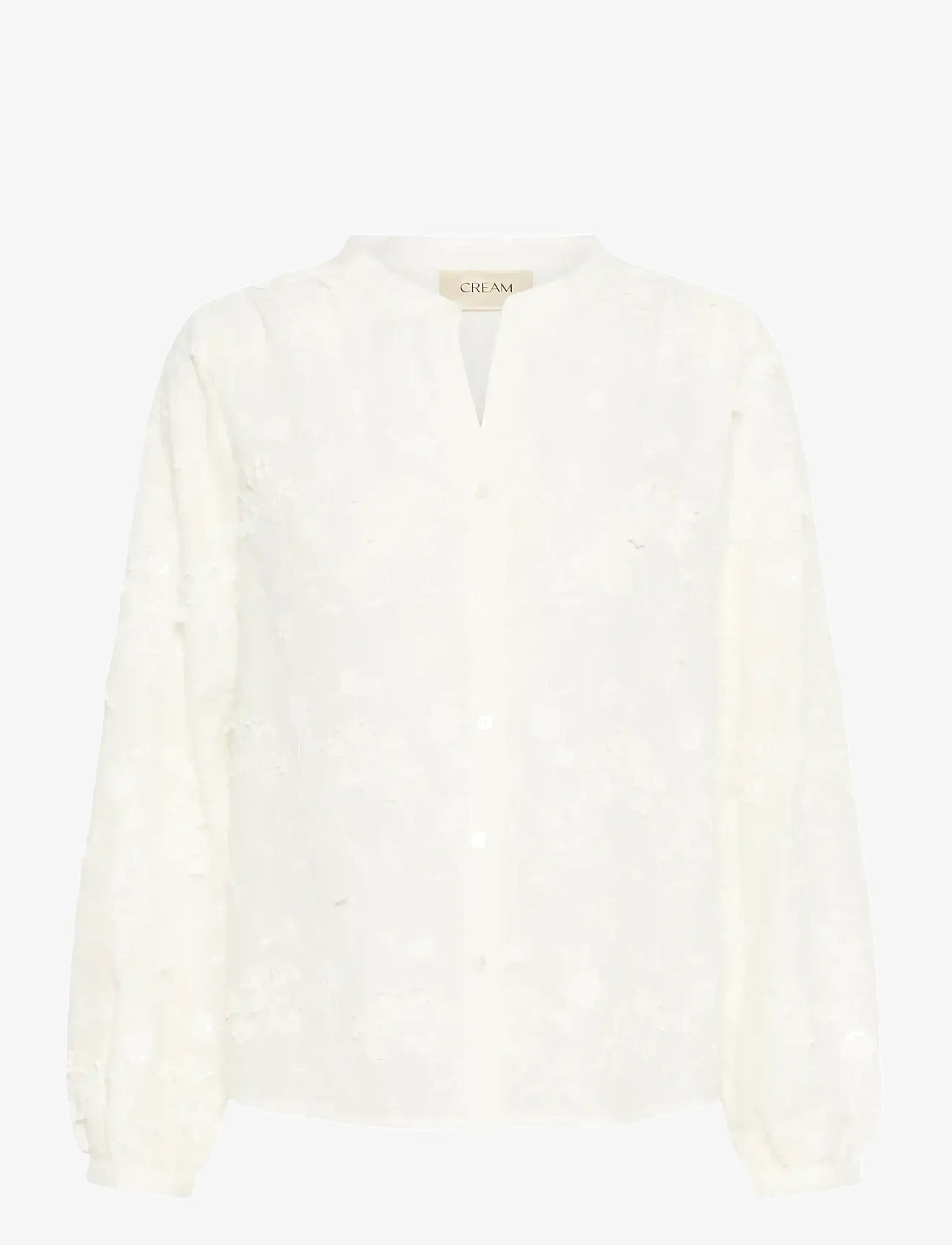 Cream - CRHilda Shirt - langärmlige hemden - snow white - 1