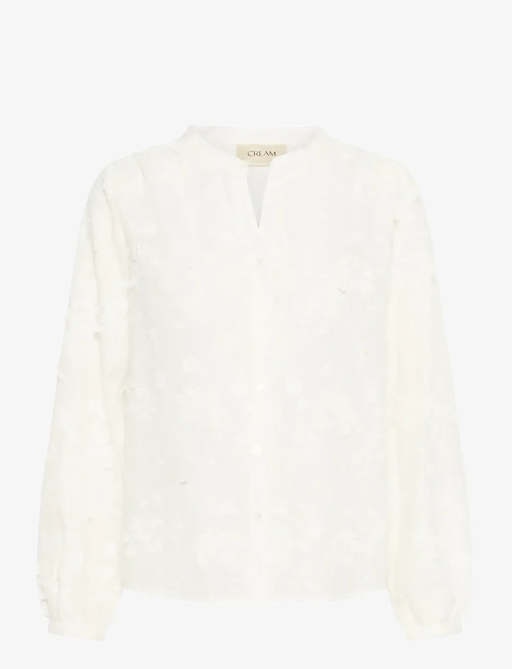 Cream - CRHilda Shirt - langærmede skjorter - snow white - 1
