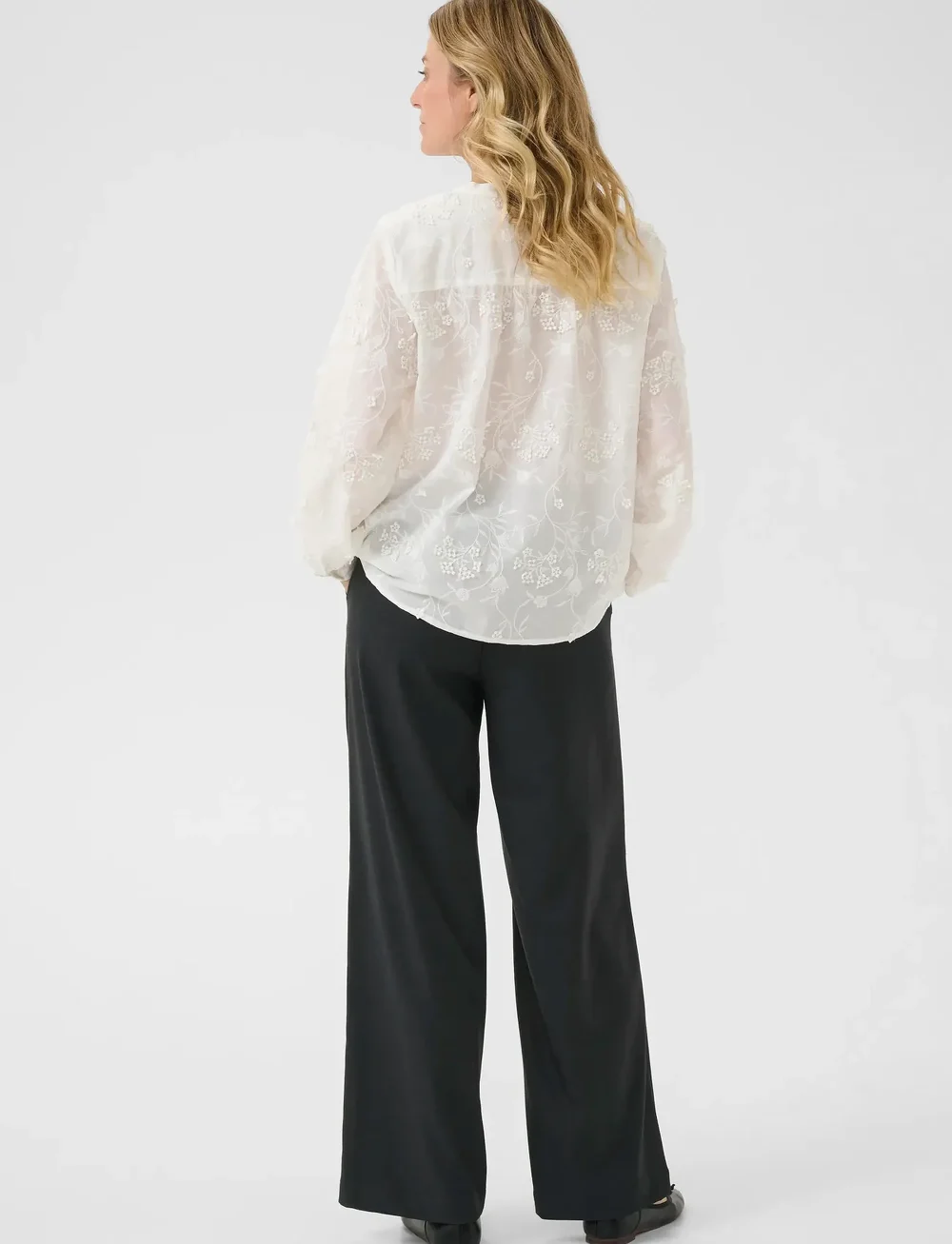 Cream - CRHilda Shirt - langærmede skjorter - snow white - 4