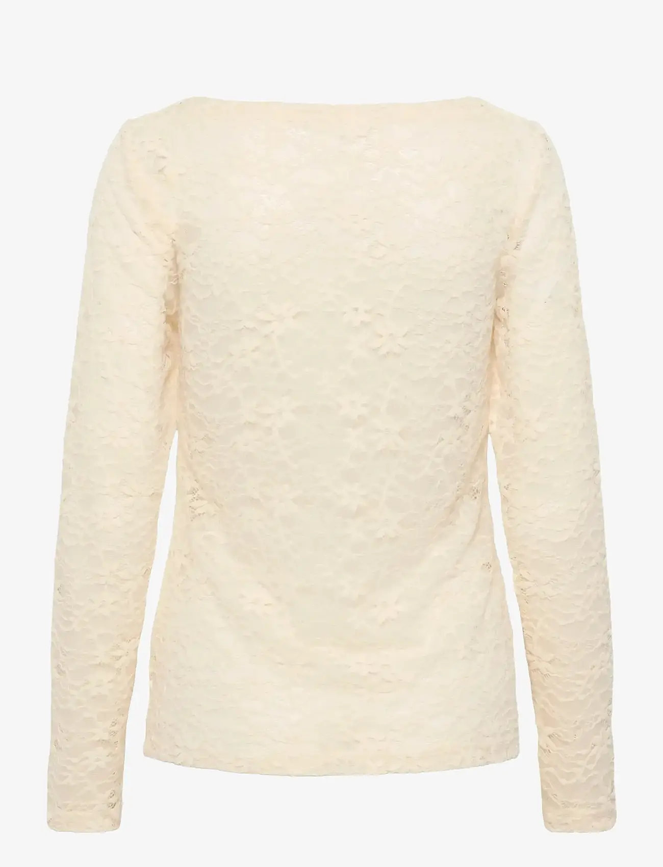 Cream - CRInge Lace Blouse - langærmede bluser - birch - 2