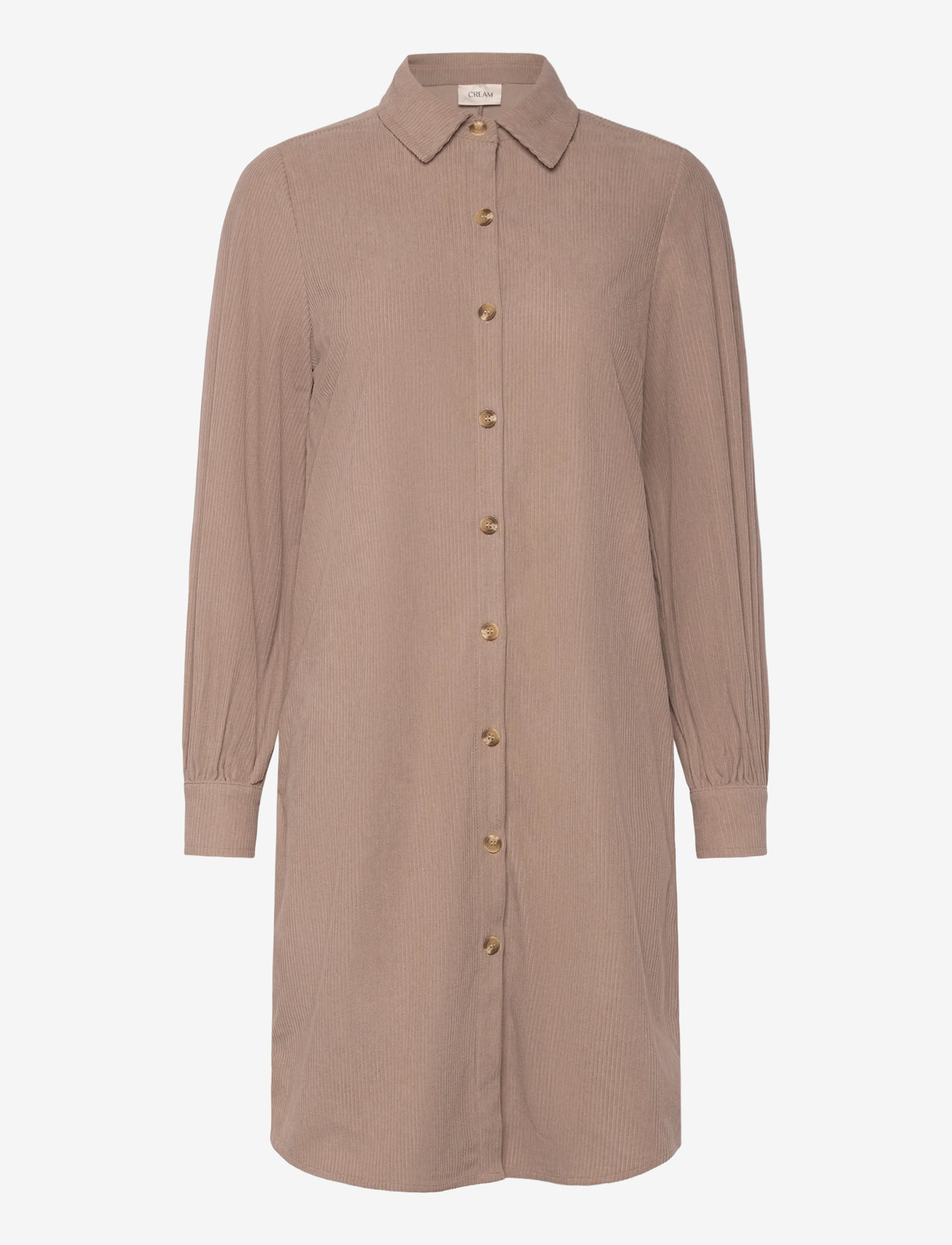 Cream - CRKanna Dress - skjortklänningar - cobblestone - 0