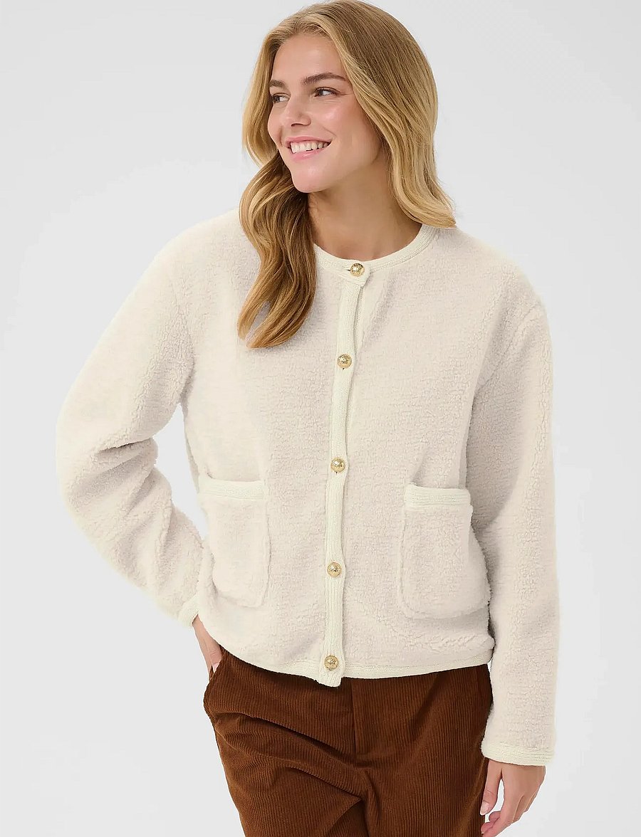 Cream - CRAnolis Cardigan - strickjacken - birch - 0