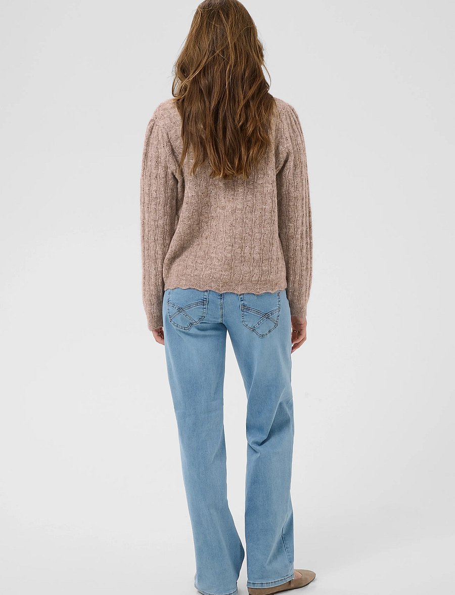 Cream - CRJunah Cardigan - strickjacken - dark oat melange - 4