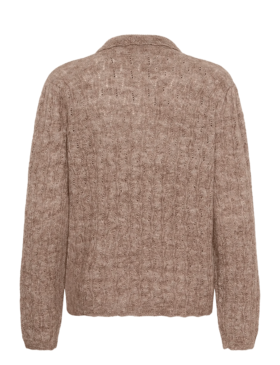 Cream - CRJunah Pullover - dark oat melange - 1