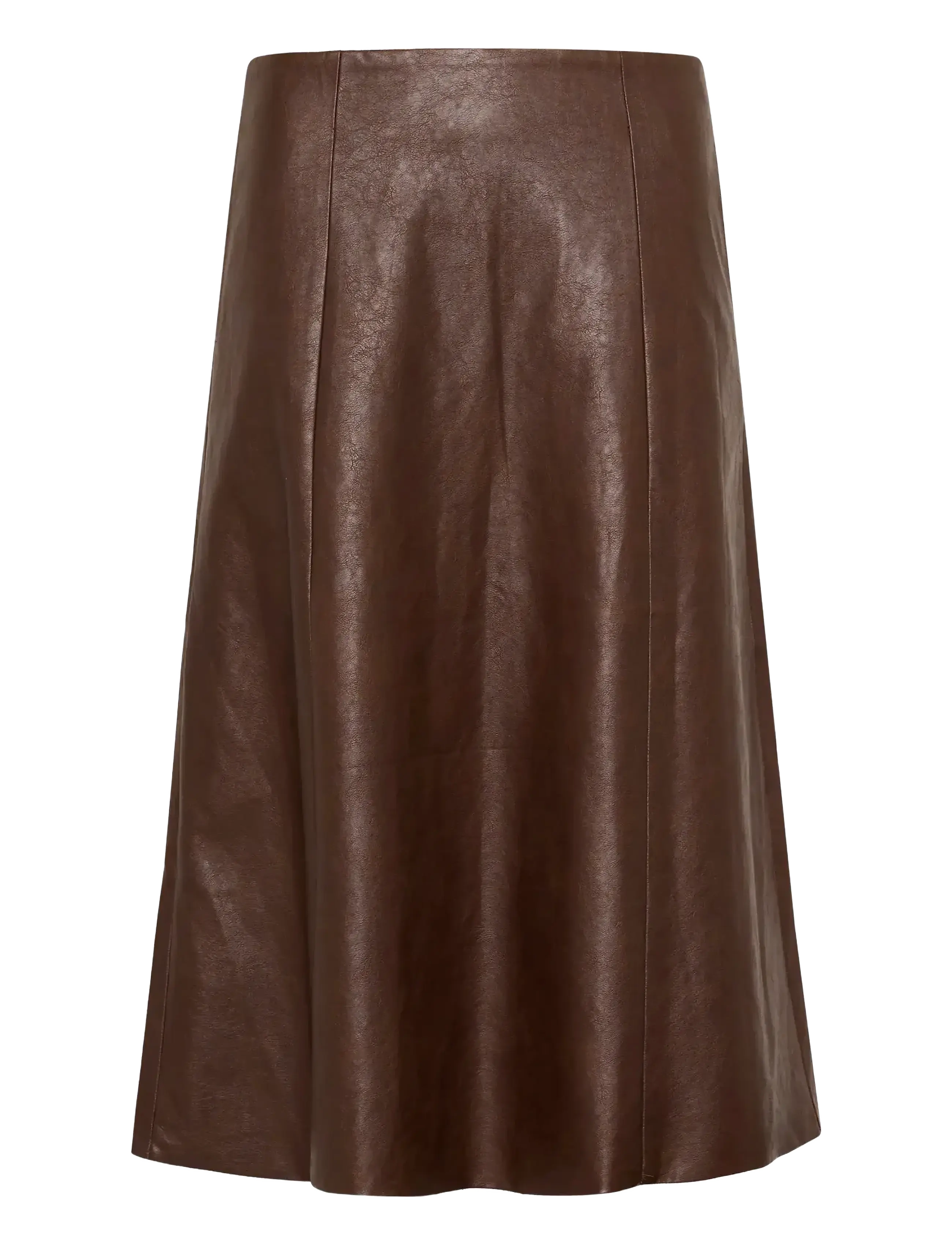 Cream - CRPaloma Skirt - midi skirts - brown washed - 2