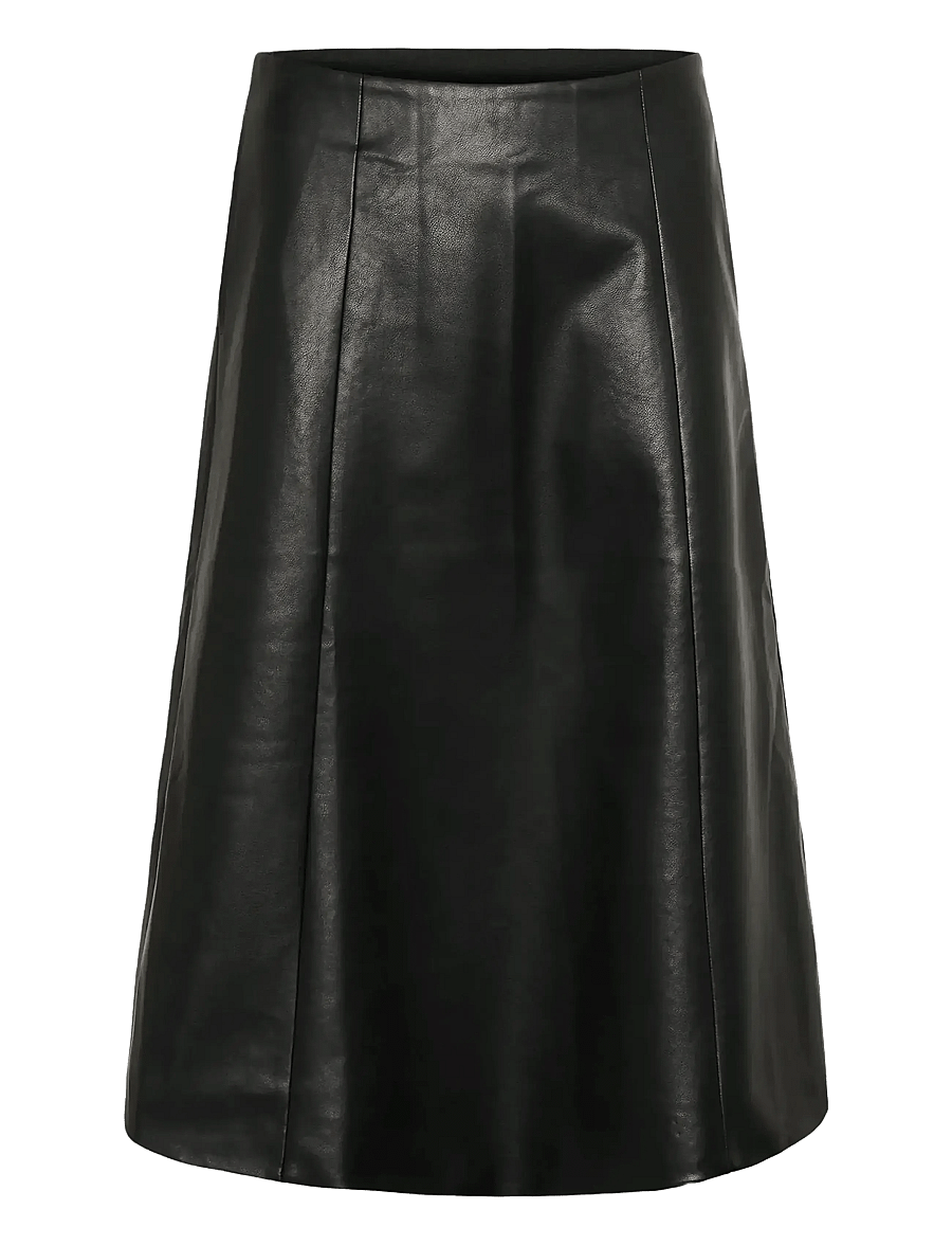 Cream - CRPaloma Skirt - midi skirts - pitch black - 1