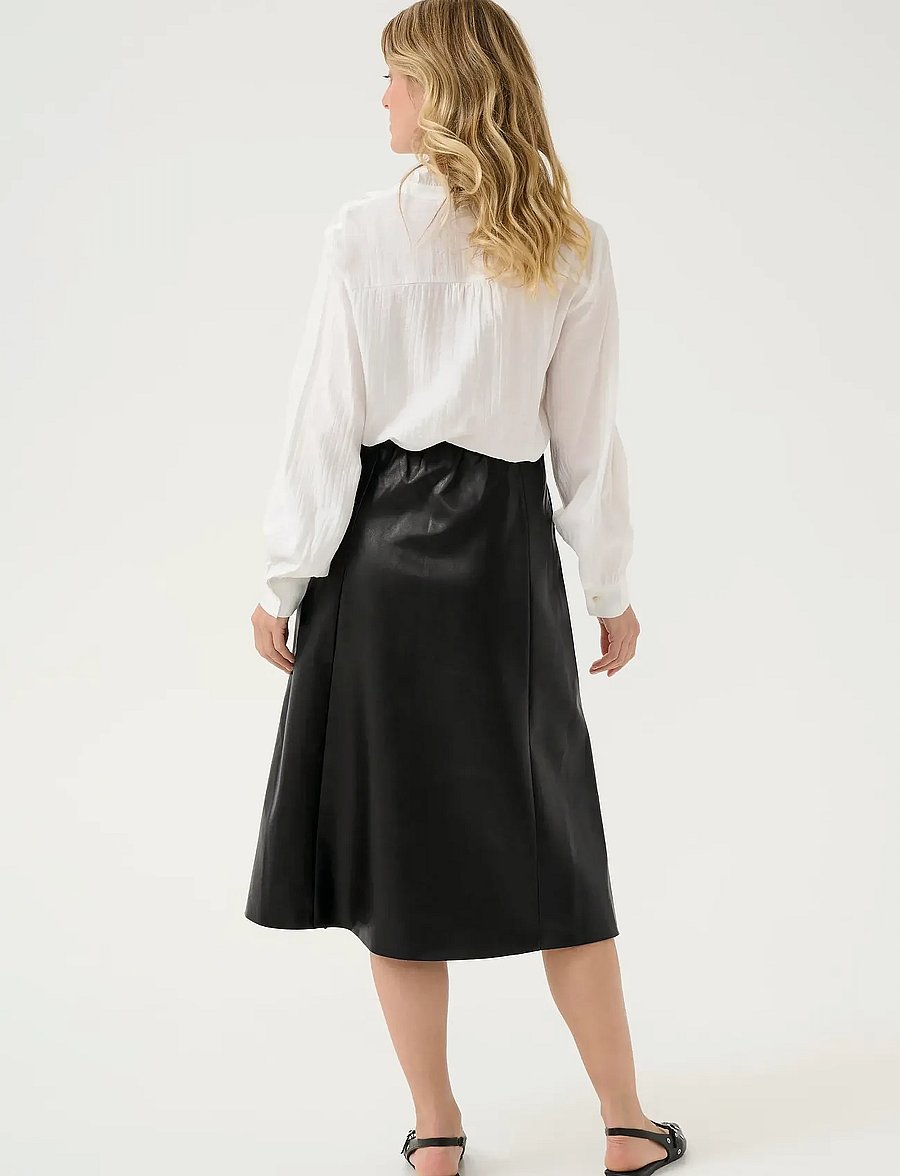 Cream - CRPaloma Skirt - midi skirts - pitch black - 4