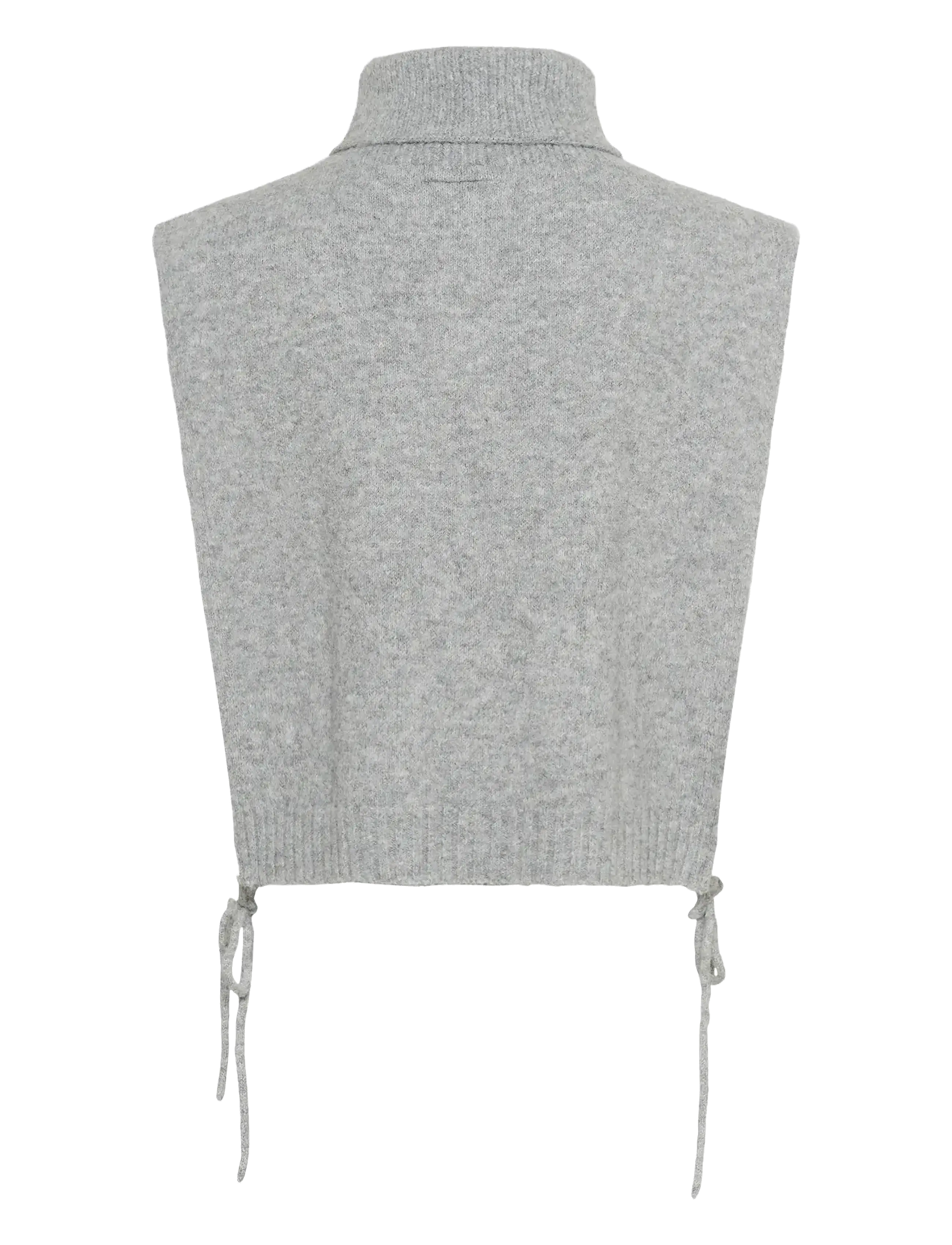 Cream - CRFrina Knit Slipover - strikkevester - grey melange - 2