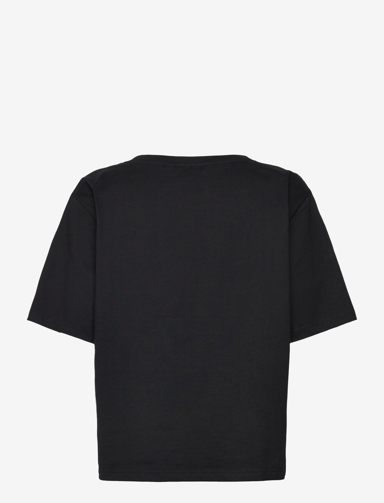 Cream - CRLeona Studs Tshirt - t-shirts - pitch black - 1