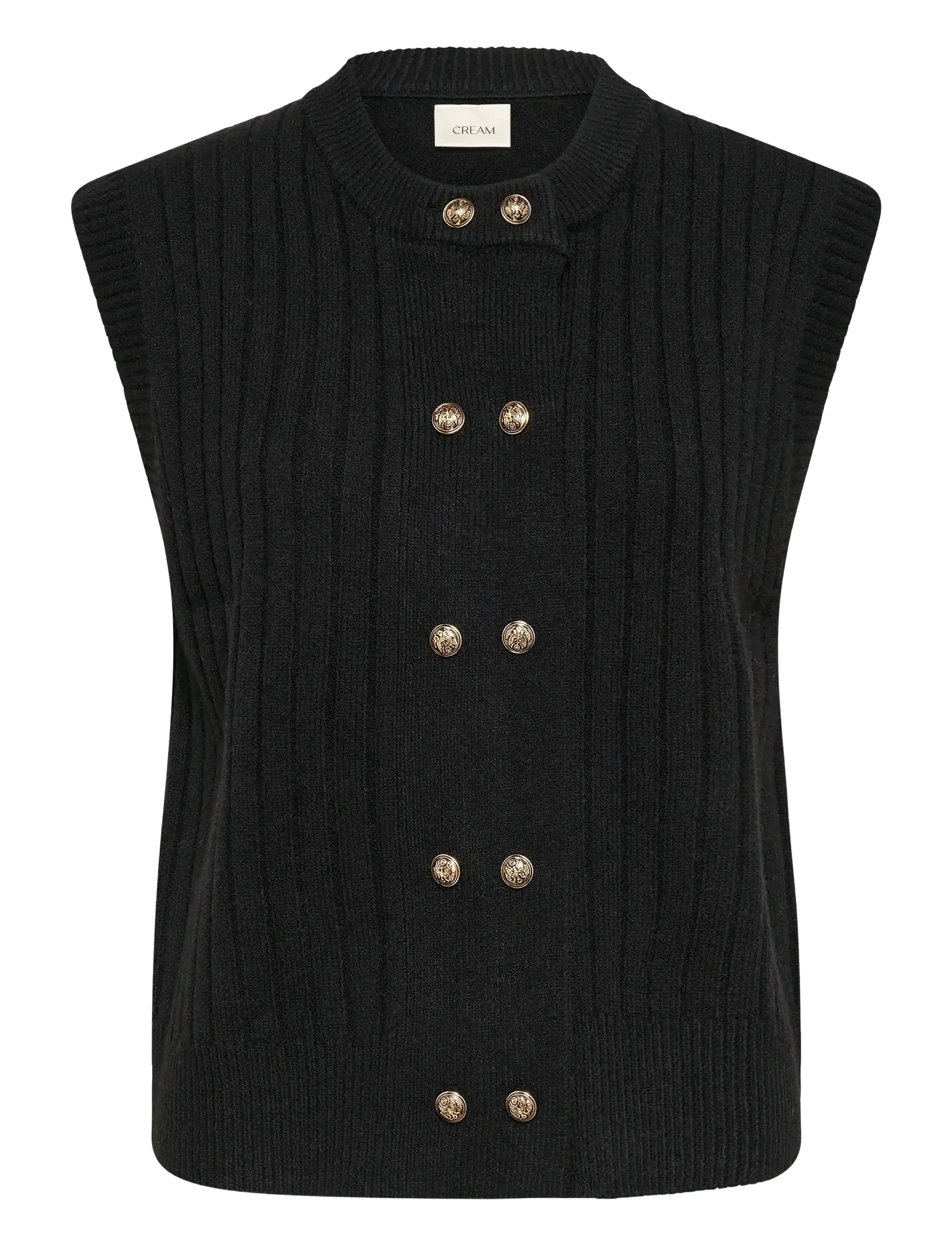 CREAM Creroka Knit Slipover Schwarz - XS/S - Damen