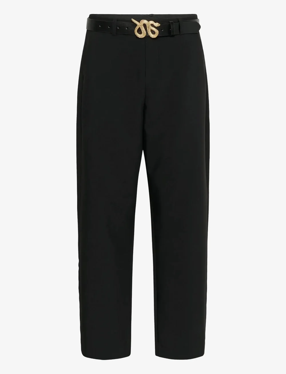 Cream - CRVeronica Ankl Pant - tiesaus kirpimo kelnės - pitch black - 1