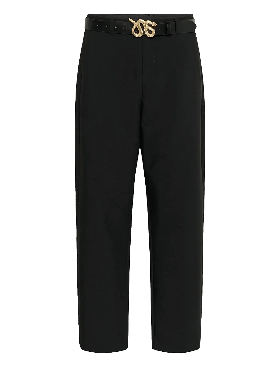Cream - CRVeronica Ankl Pant - hose mit geradem bein - pitch black - 1