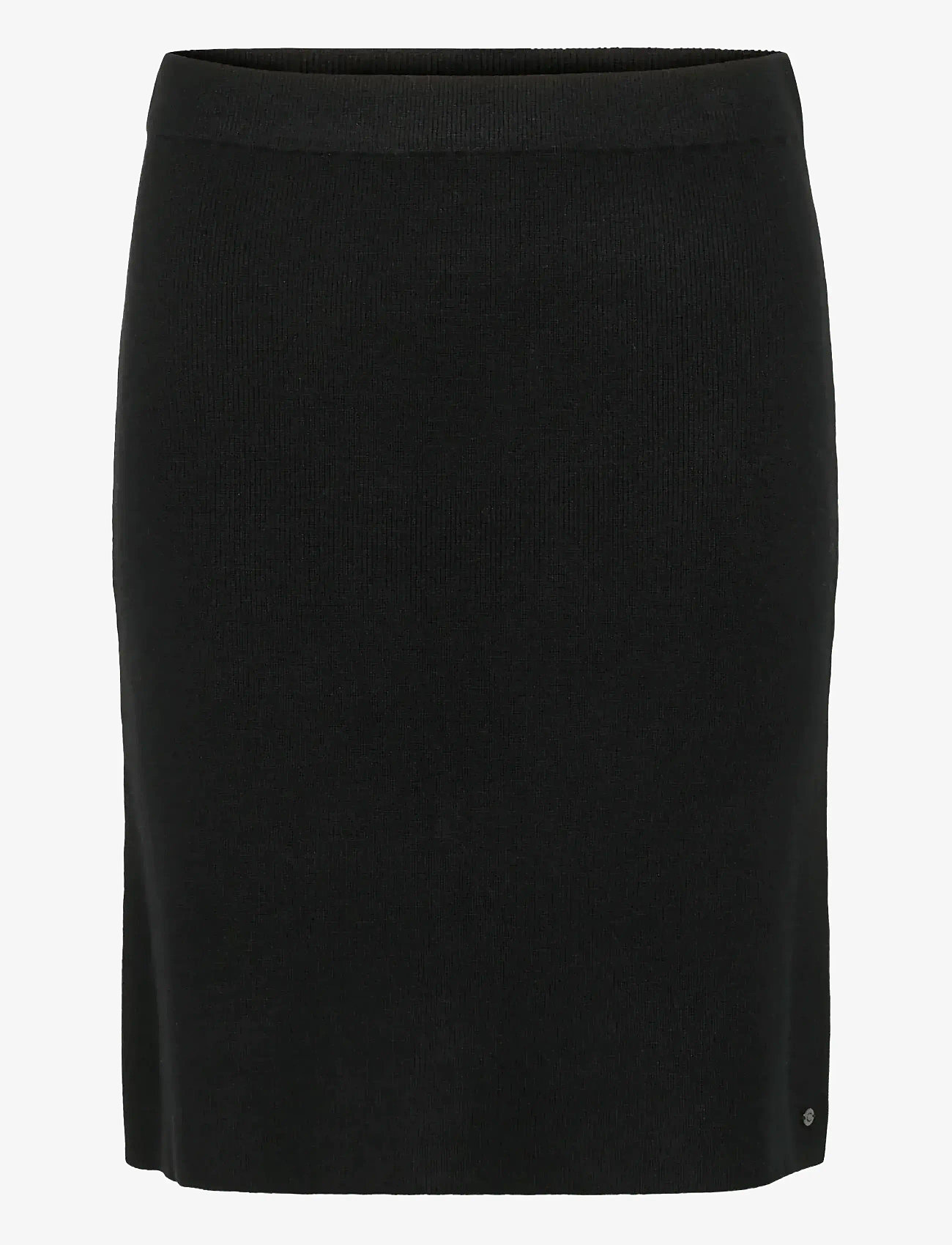 Cream - CRDela Knit Skirt - strickröcke - pitch black - 1