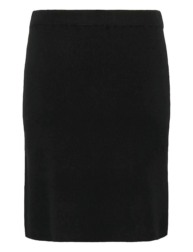 Cream - CRDela Knit Skirt - strickröcke - pitch black - 2