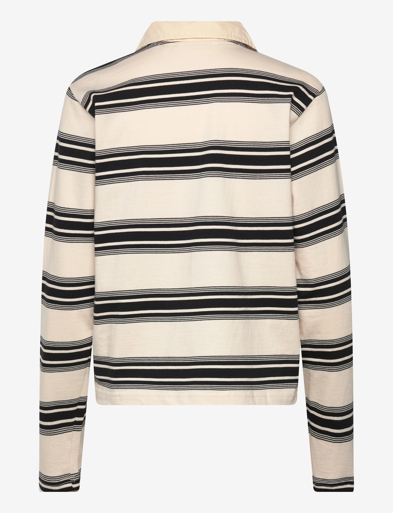 Cream - CRCarmell polo sweatshirt - poloer - birch and black stripe - 1