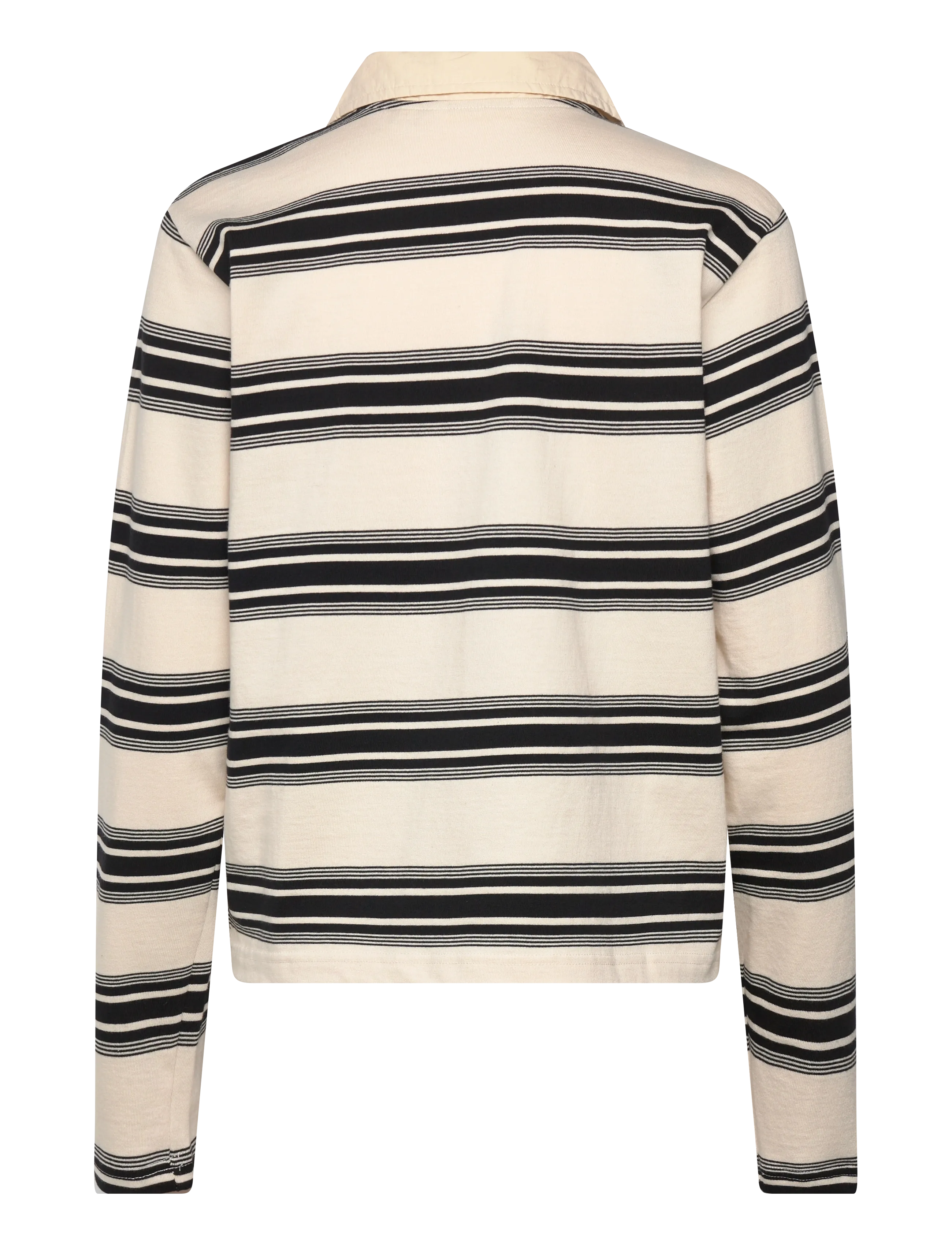 Cream - CRCarmell polo sweatshirt - pikéer - birch and black stripe - 1