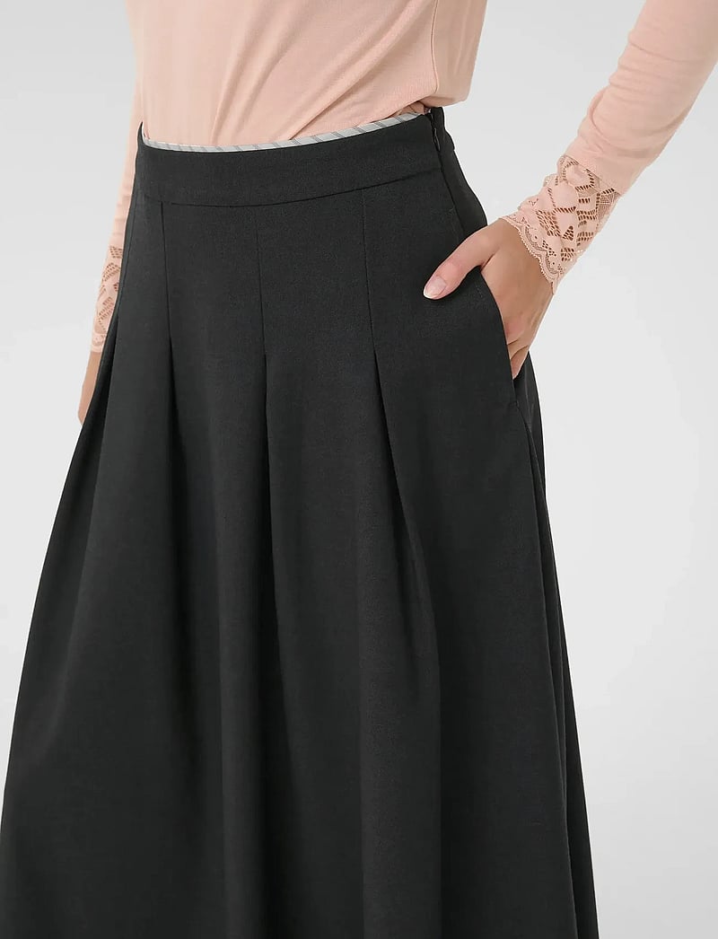 Cream - CRBabeth Skirt - maxi röcke - dark grey melange - 5