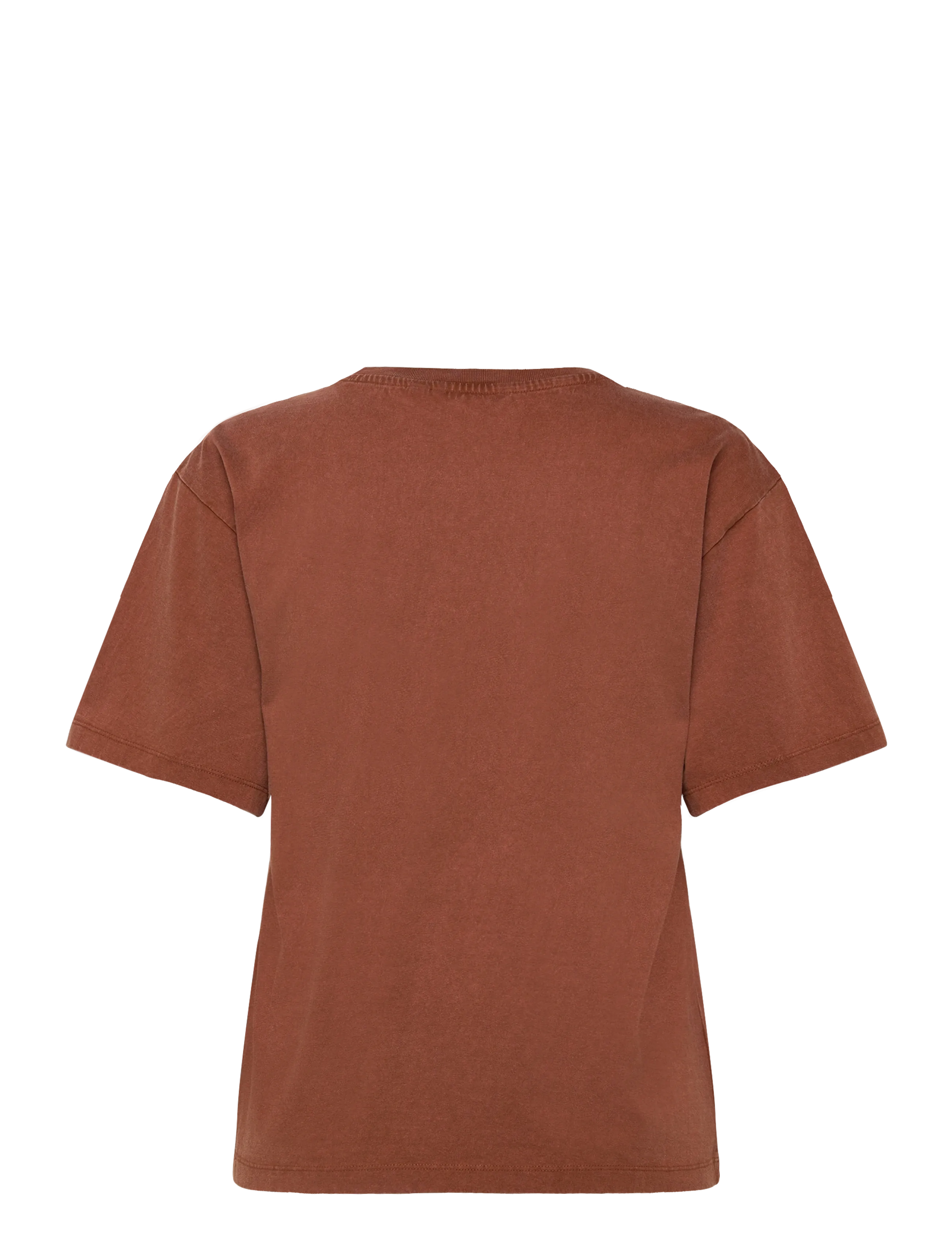 Cream - CRLeona Emb Tshirt - sorrel horse - 1