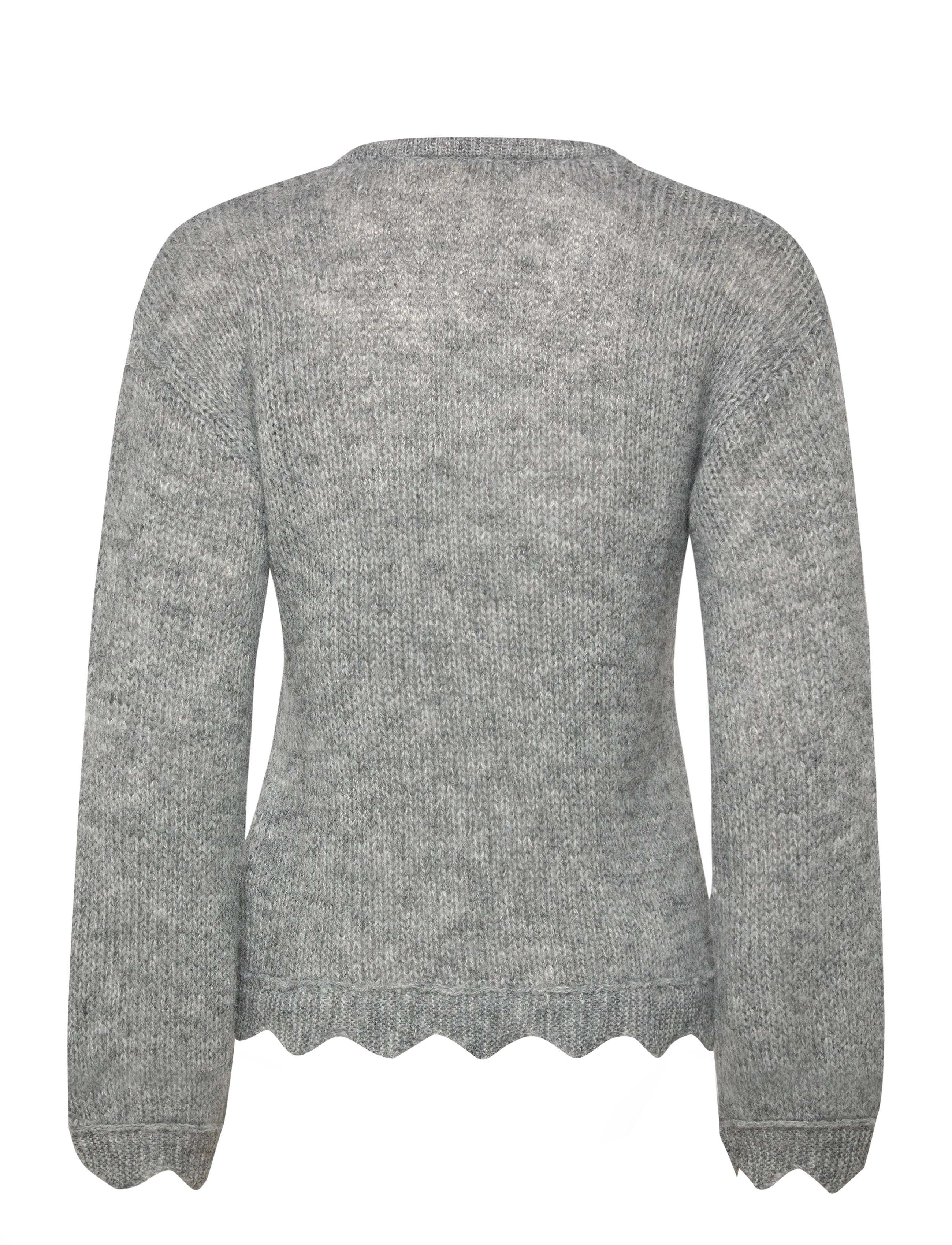 Cream - CRNiso Pullover - grey melange - 1