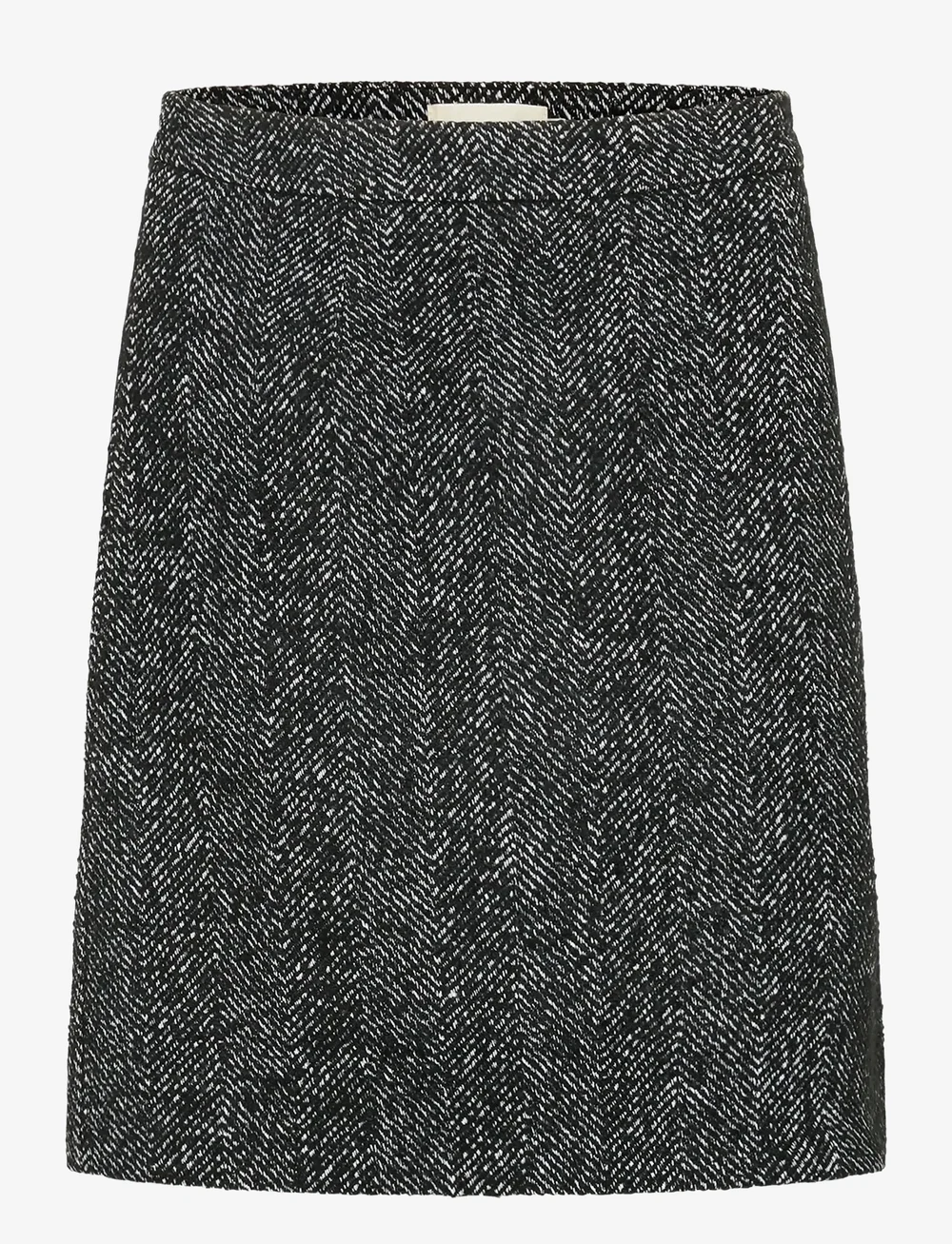 Cream - CROlina Skirt - korte nederdele - black/white herringbone - 1