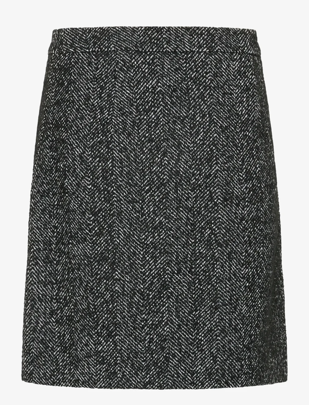 Cream - CROlina Skirt - korte nederdele - black/white herringbone - 2