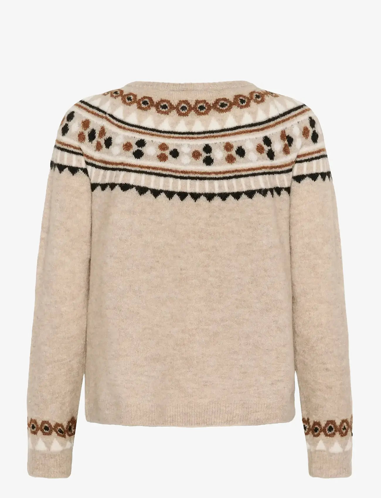 Cream - CRCherrie Pullover - efterårstøj - cobblestone melange - 1