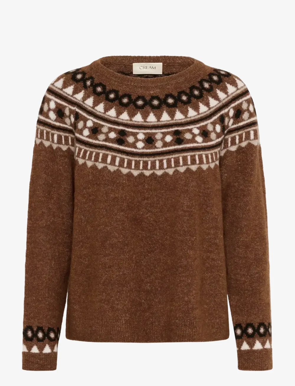 Cream - CRCherrie Pullover - pullover - sorrel horse melange - 1