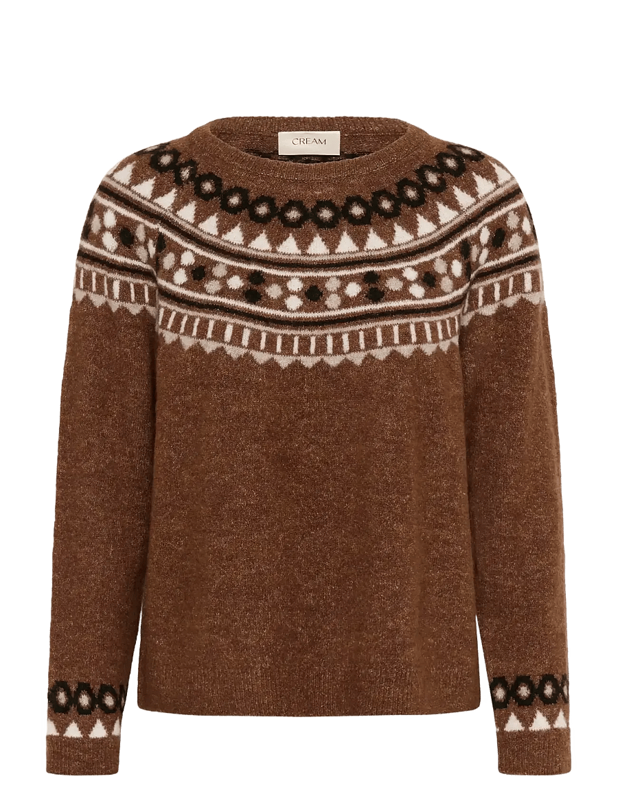 Cream - CRCherrie Pullover - pullover - sorrel horse melange - 1