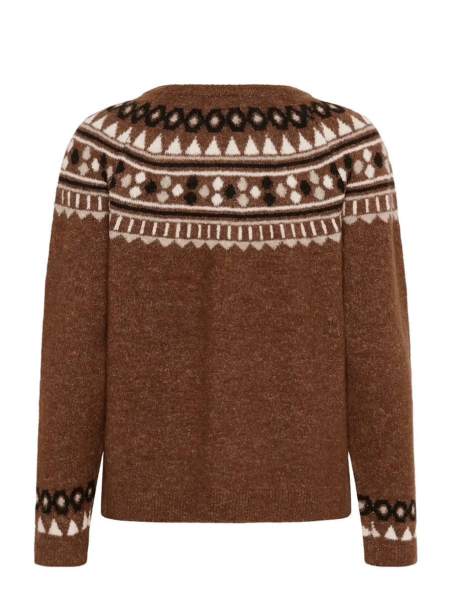 Cream - CRCherrie Pullover - pullover - sorrel horse melange - 2