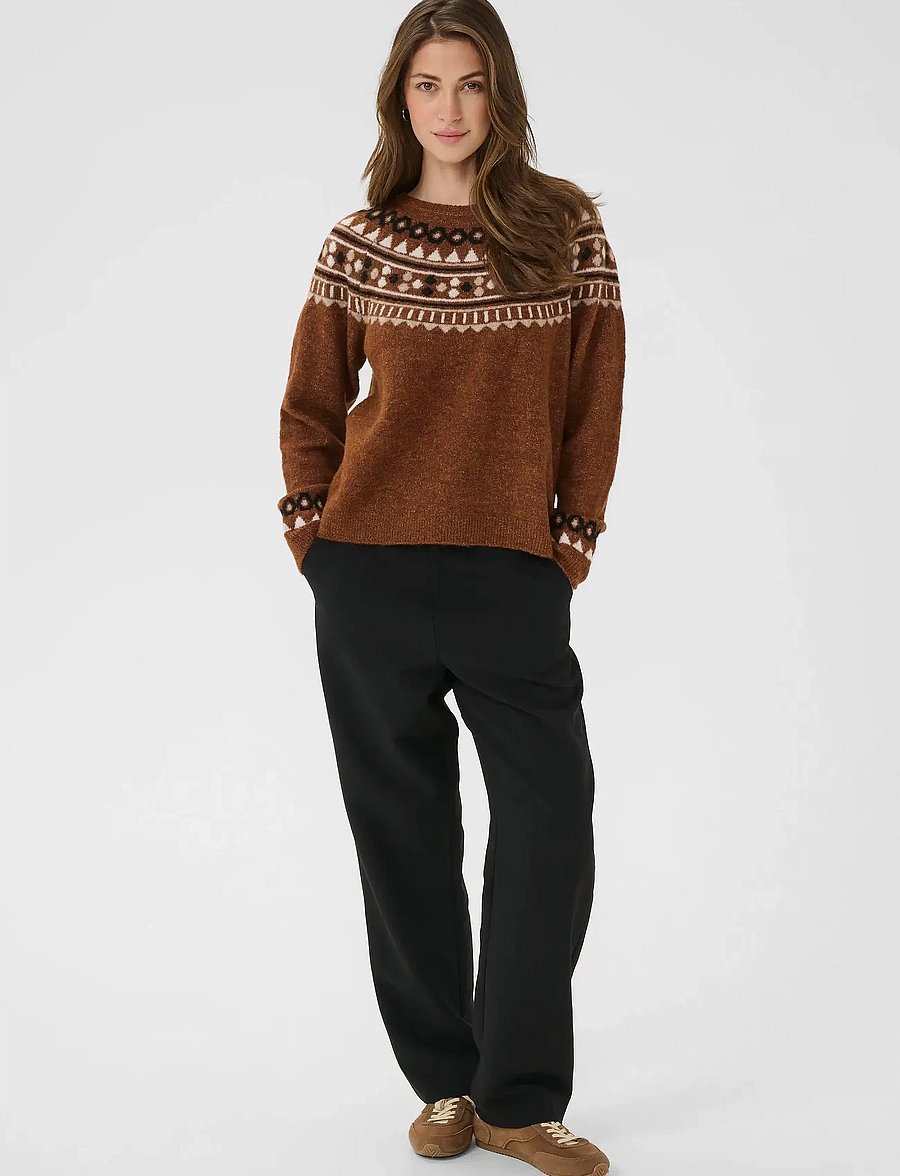 Cream - CRCherrie Pullover - pullover - sorrel horse melange - 3