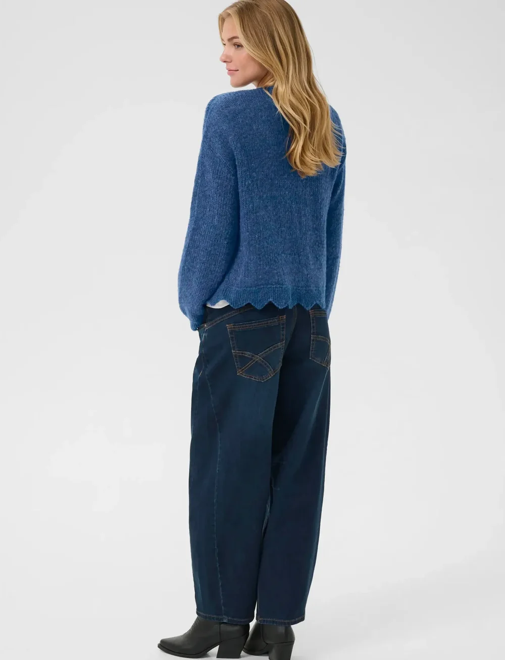 Cream - CRNiso cardigan - cardigans - galaxy blue - 4