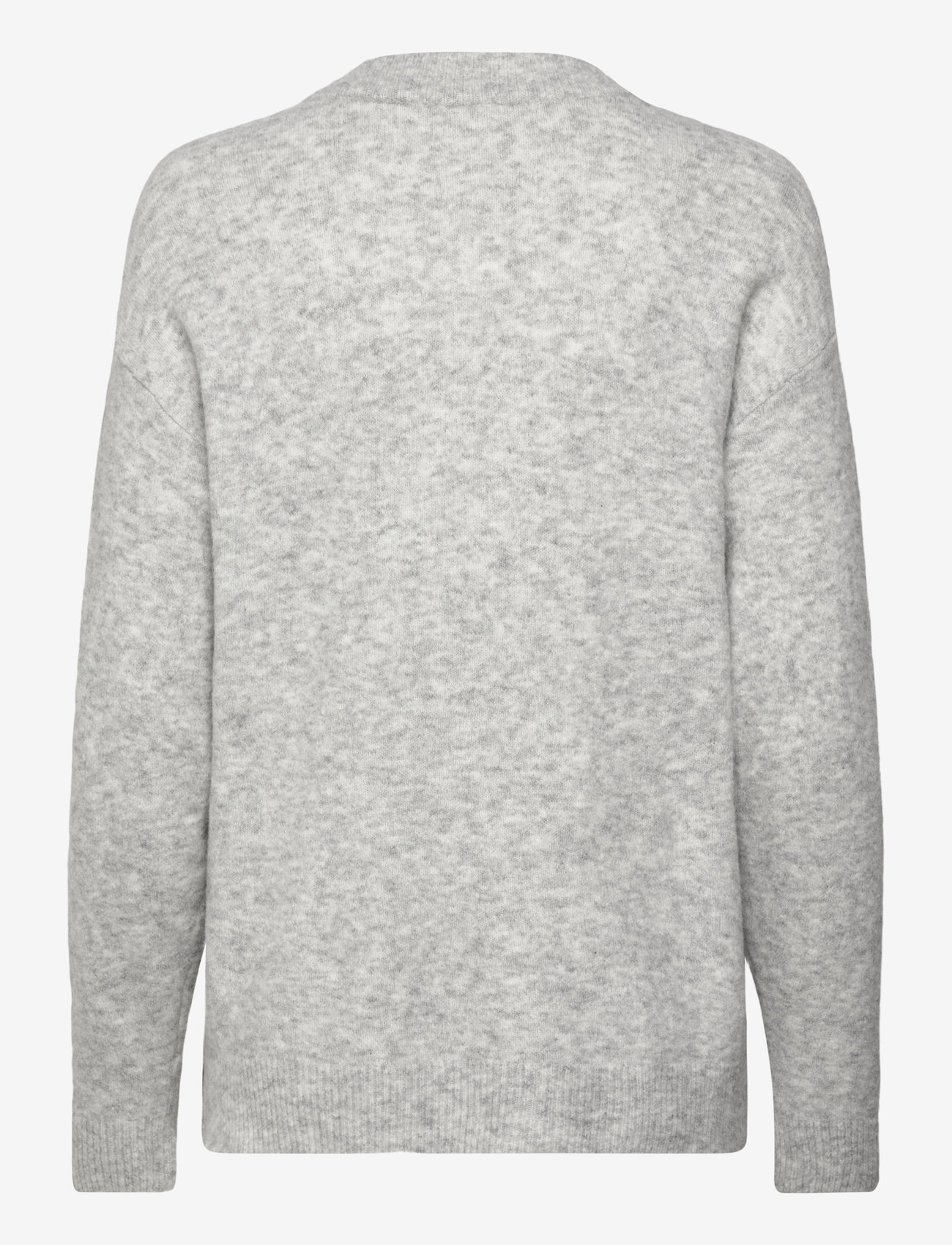 Cream - CRMerle OZ V-Neck Pullover - pullover - grey melange - 1