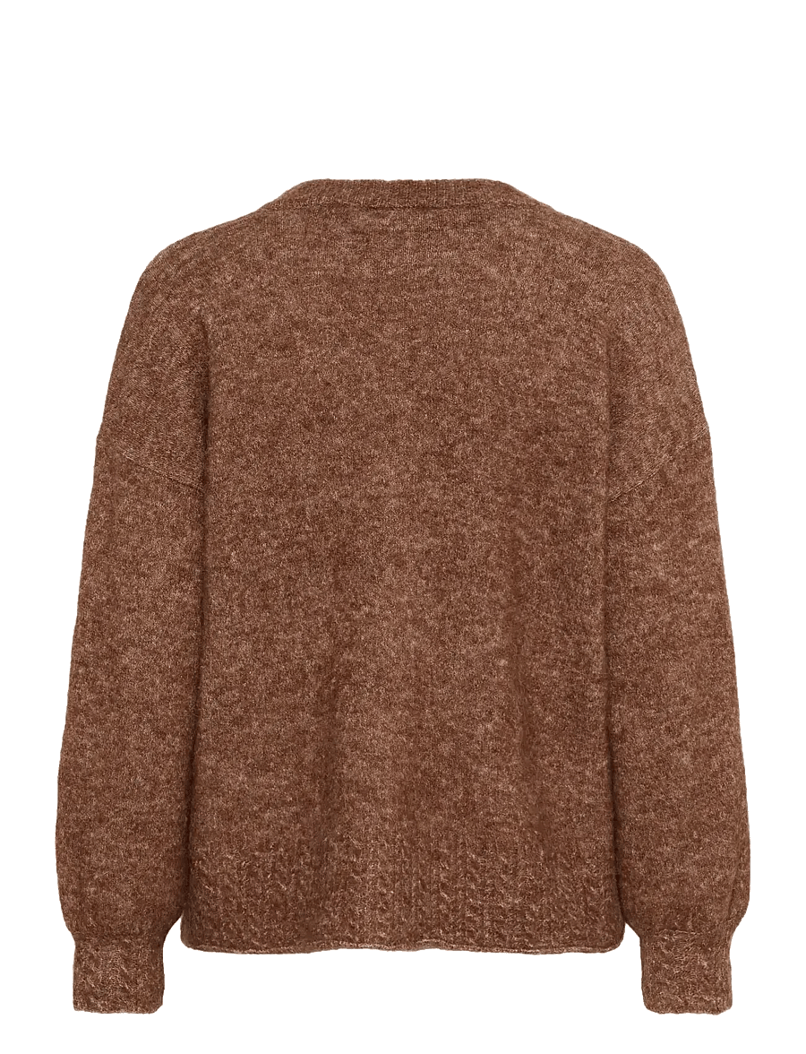 Cream - CRBlues OZ cardigan - cardigans - sorrel horse melange - 2