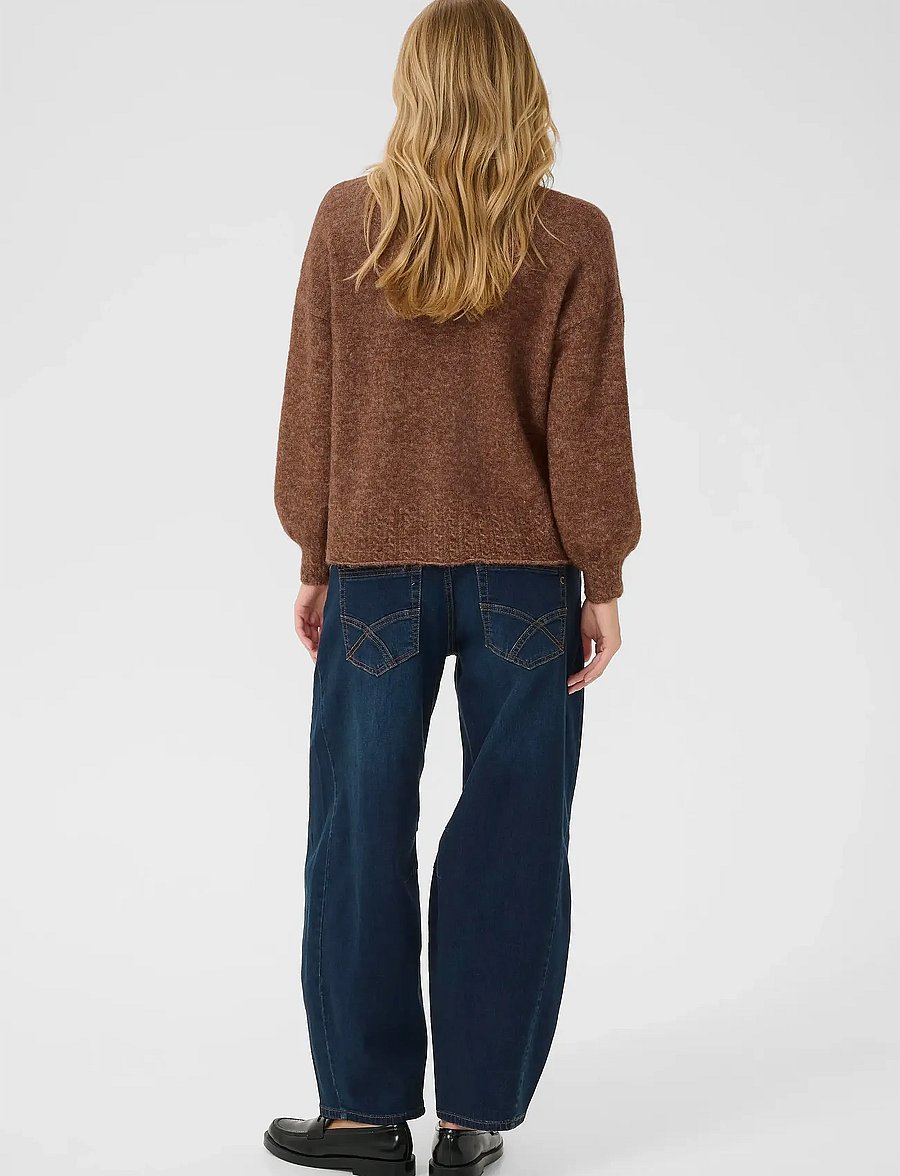 Cream - CRBlues OZ cardigan - cardigans - sorrel horse melange - 4